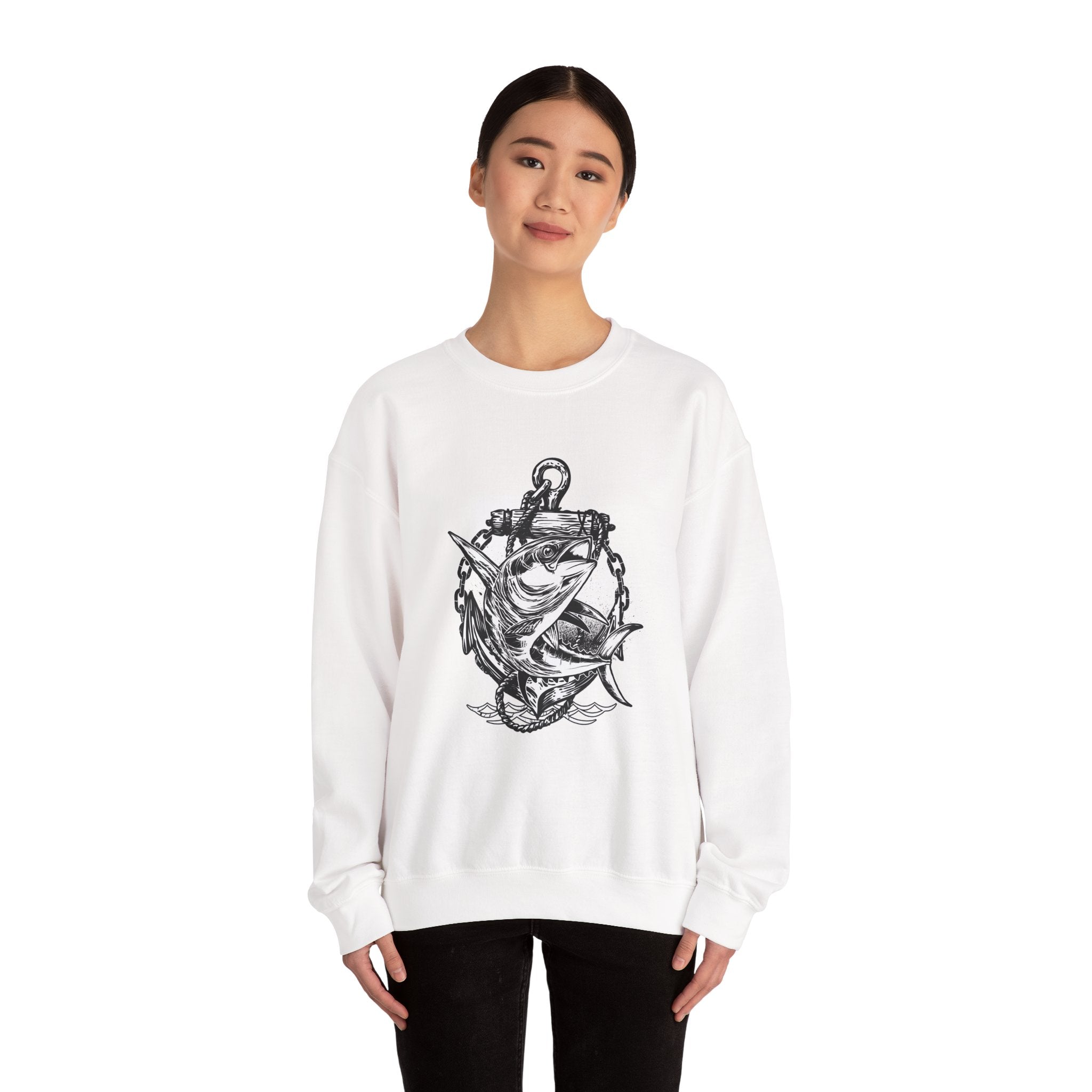 Fish and Anchor | Crewneck Sweatshirt