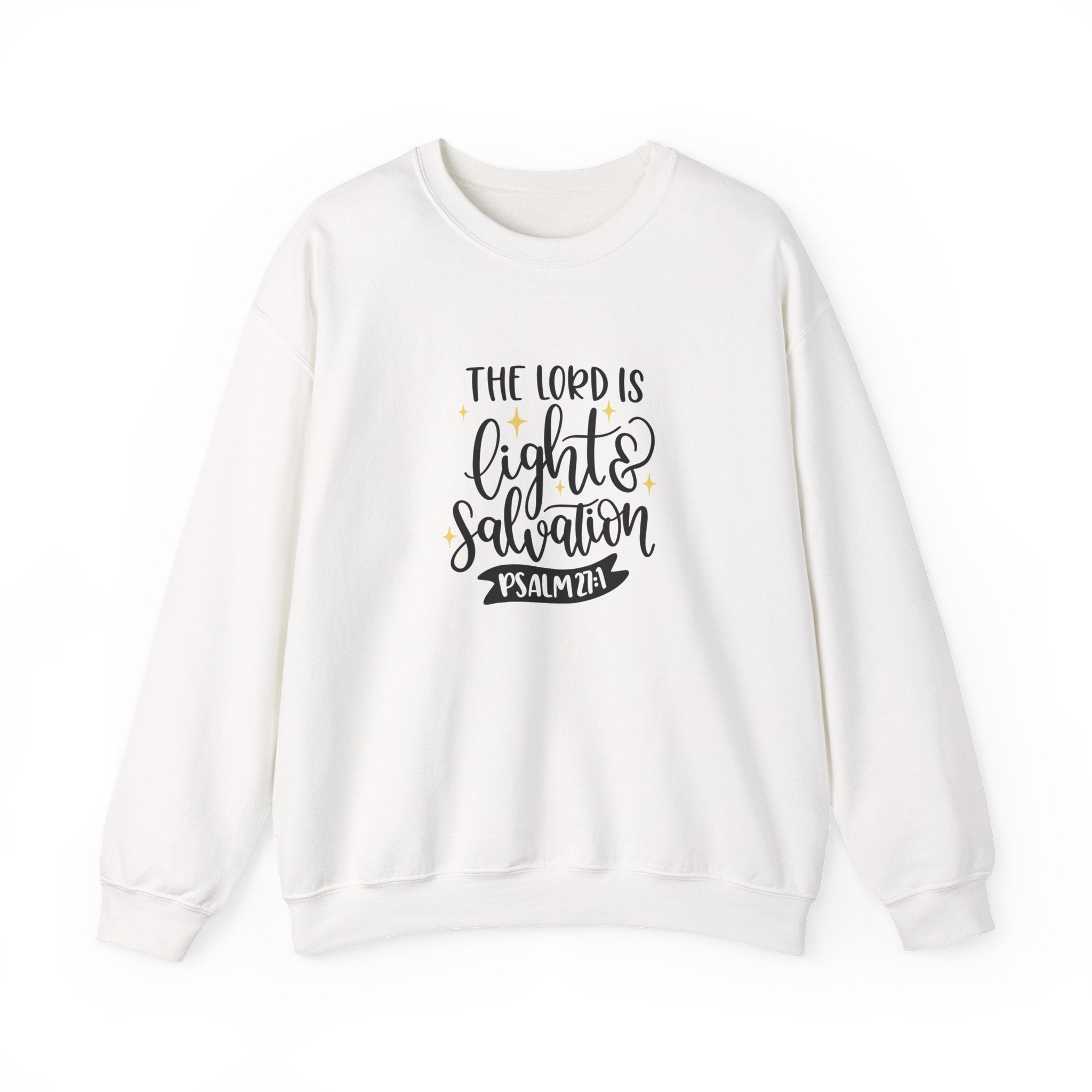 The Lord Is Light and Salvation Psalm 27:1 | Crewneck Sweatshirt