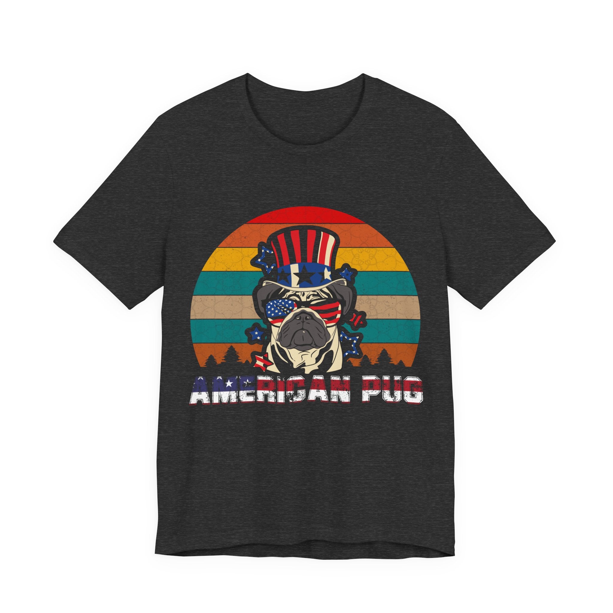 American White Pug Dog | Tee