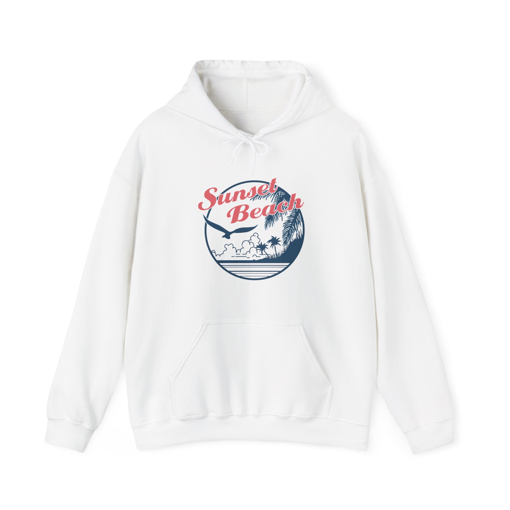 Sunset Beach, Birds and Ocean | Hoodie