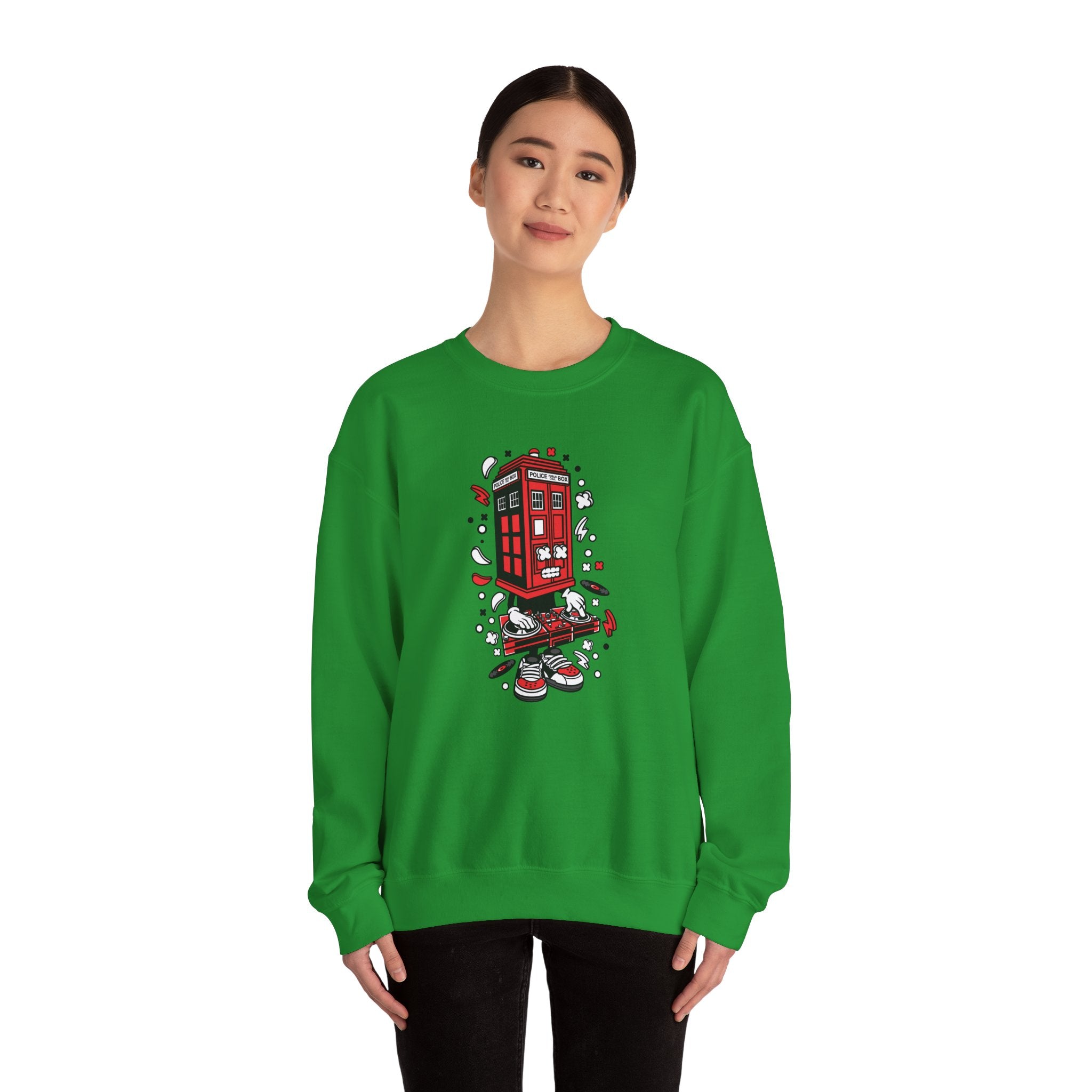 Police Box DJ | Crewneck Sweatshirt