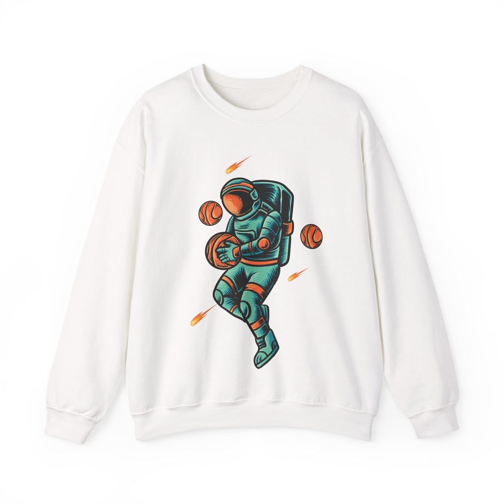 Astronaut Basketball Player | Crewneck Sweatshirt
