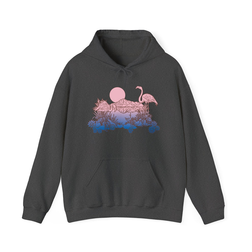 Flamingos in Sunset | Hoodie