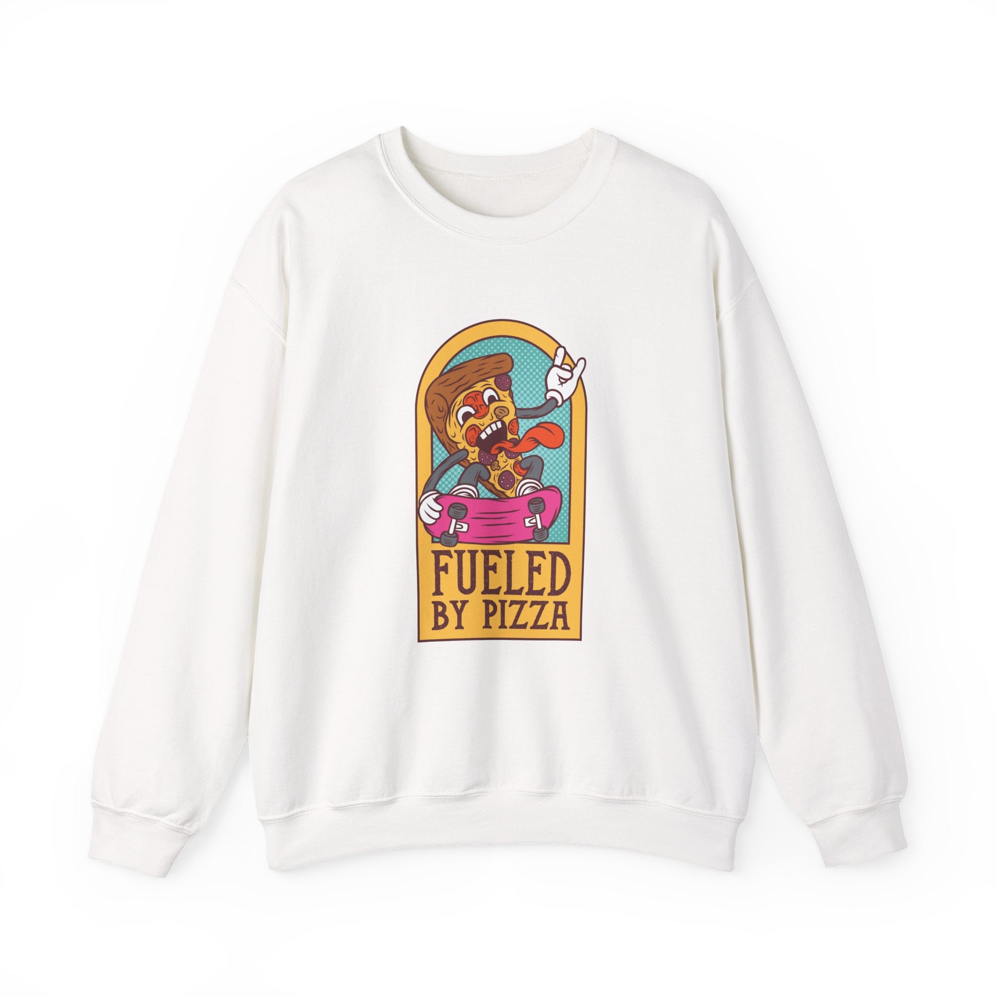 Fueled by Pizza | Crewneck Sweatshirt
