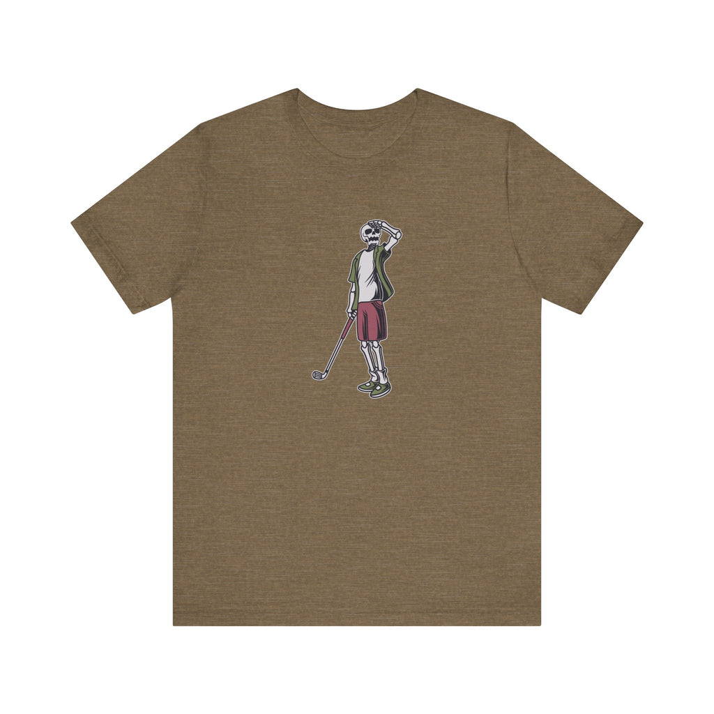 Long Ball Skeleton Golfer | Tee