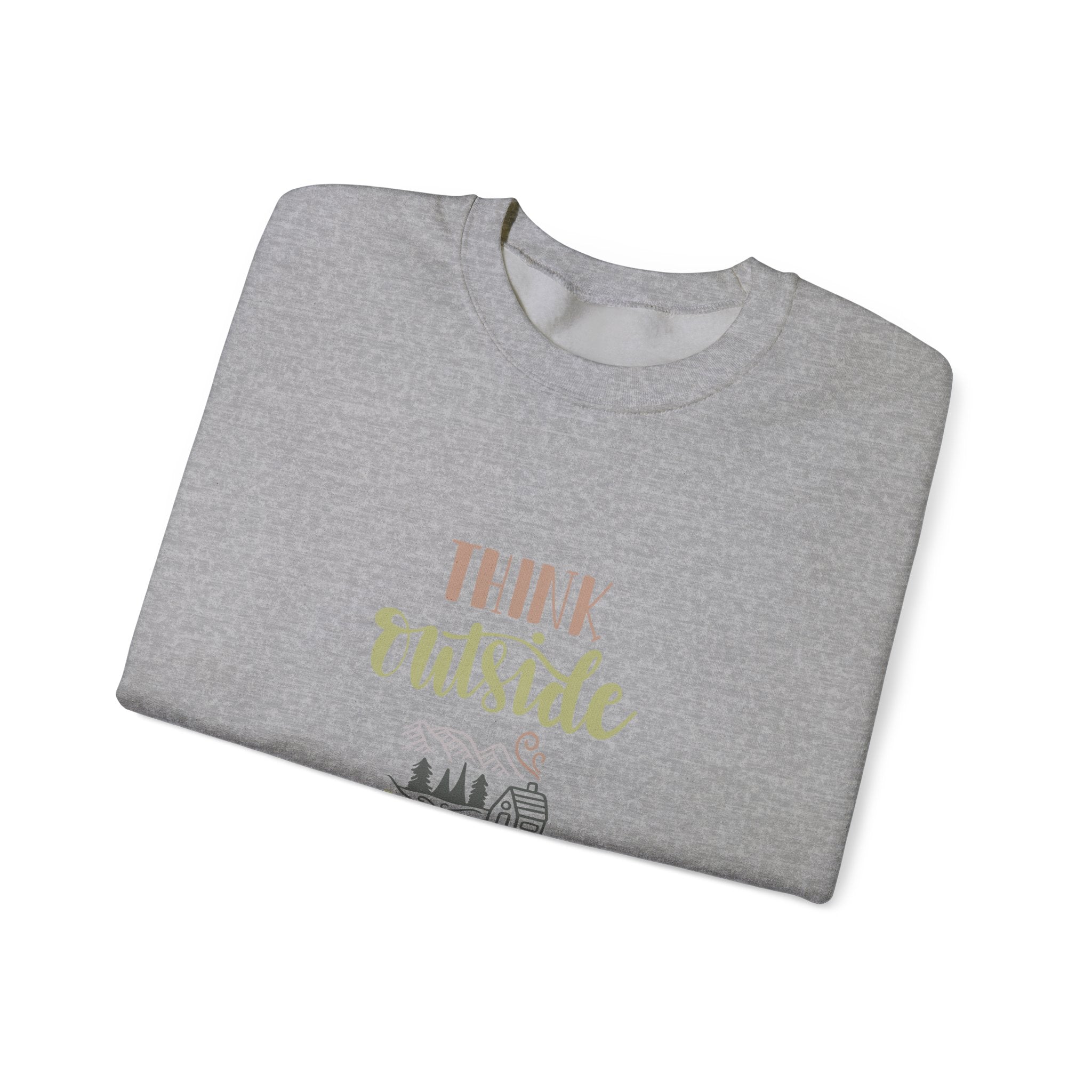 Think Outside, No Box Required | Crewneck Sweatshirt