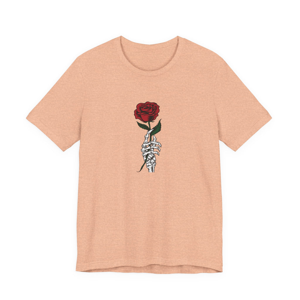 Rose in Skeleton Hand | Tee