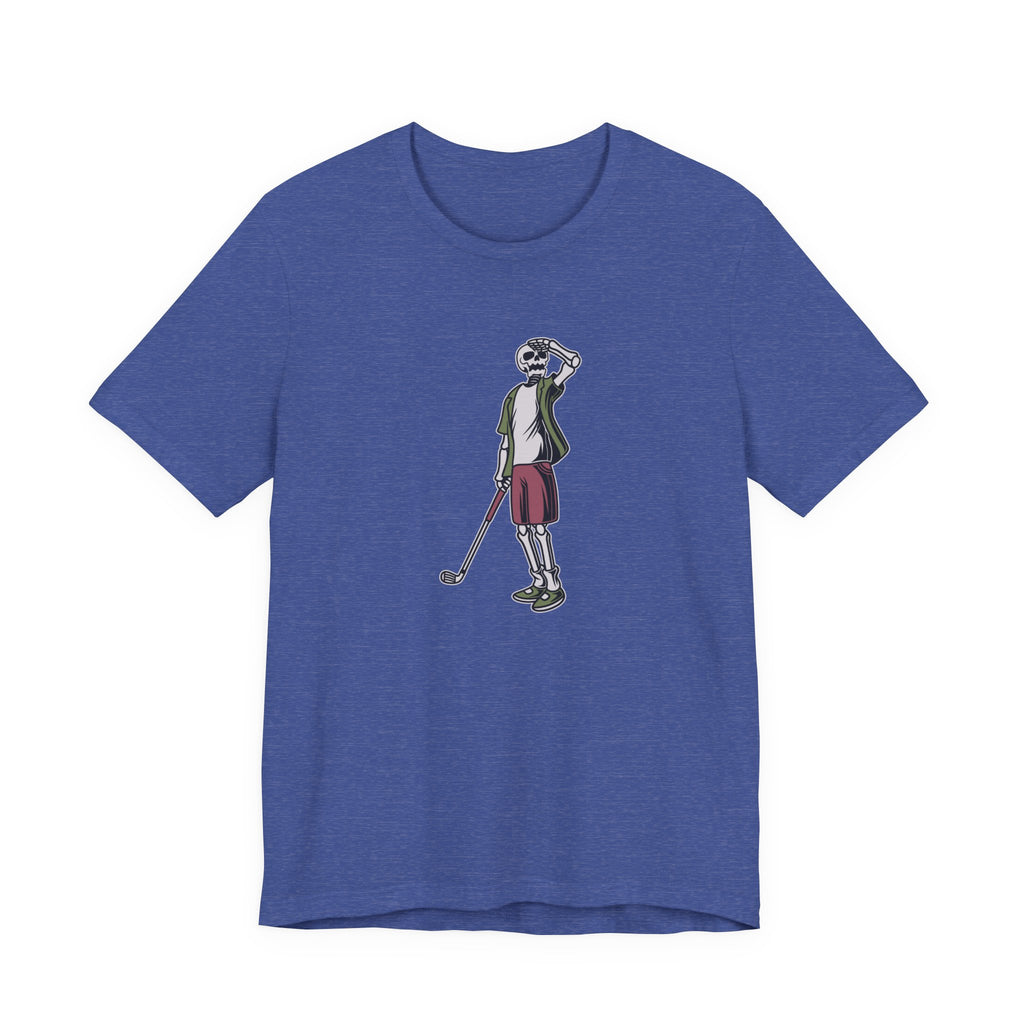 Long Ball Skeleton Golfer | Tee