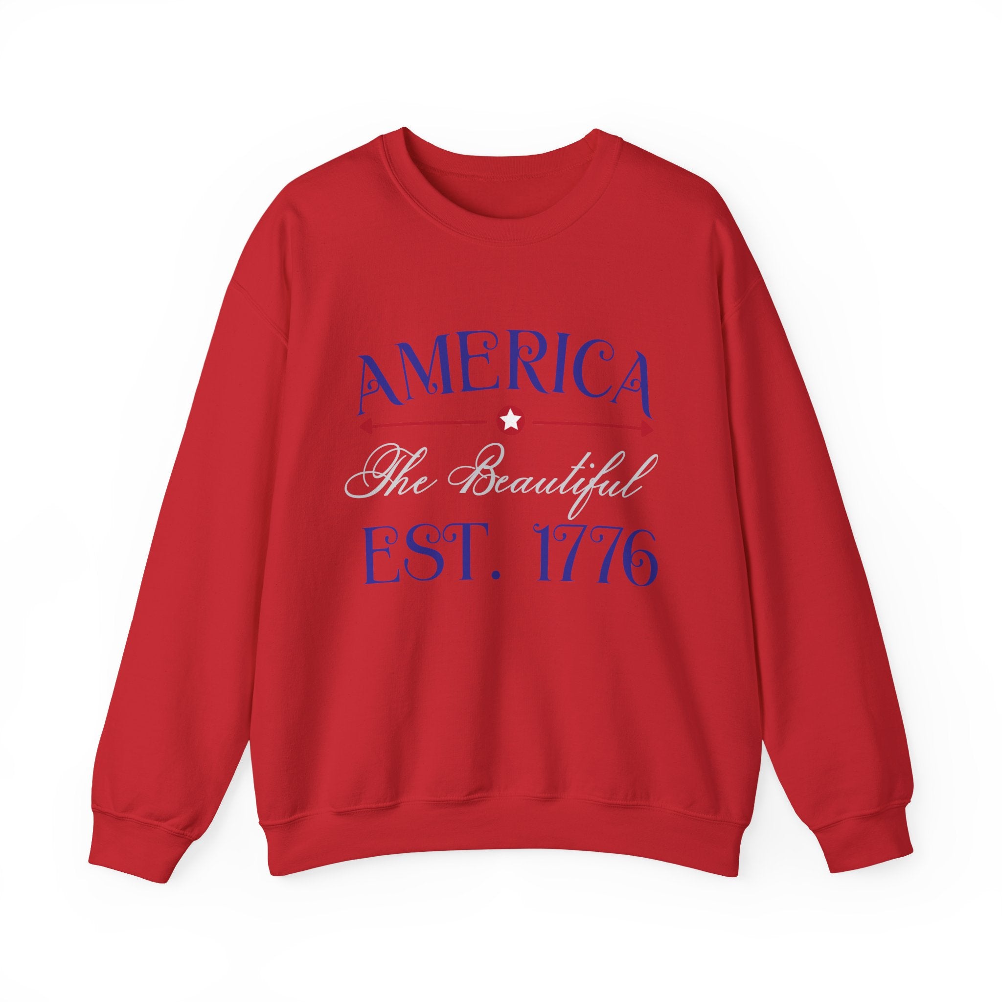 America the Beautiful, Est. 1776 | Crewneck Sweatshirt