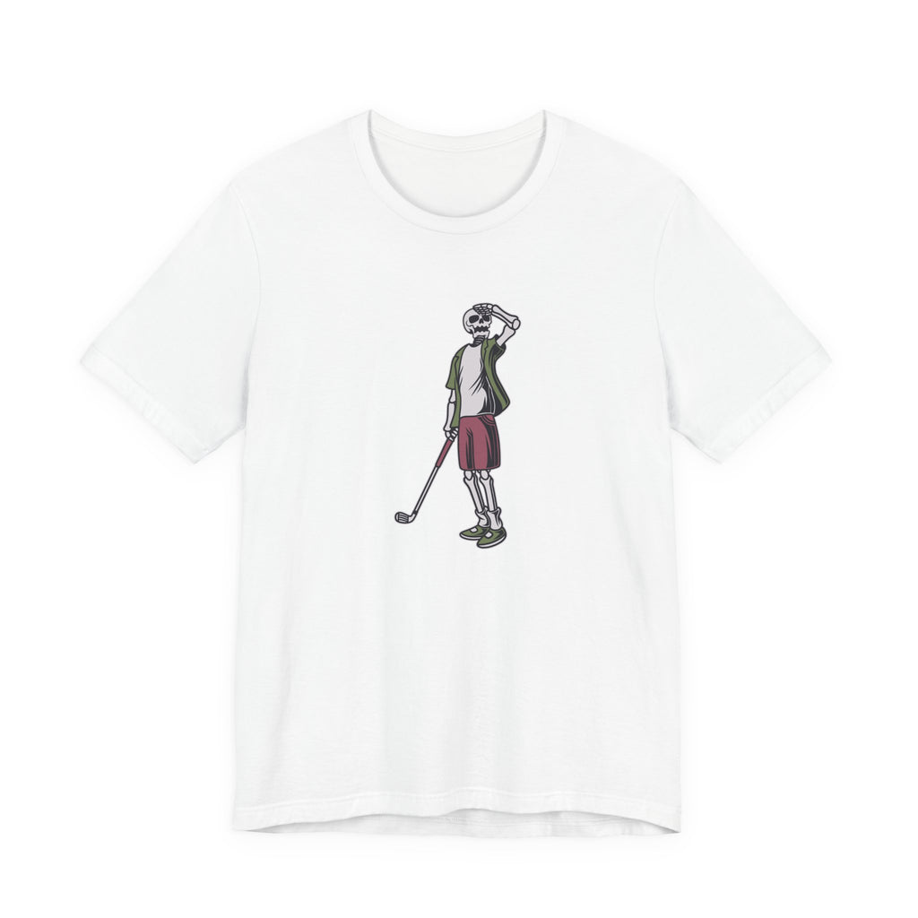 Long Ball Skeleton Golfer | Tee