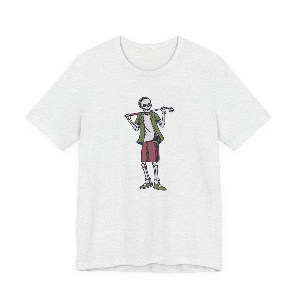 Standing Skeleton Golfer | Tee