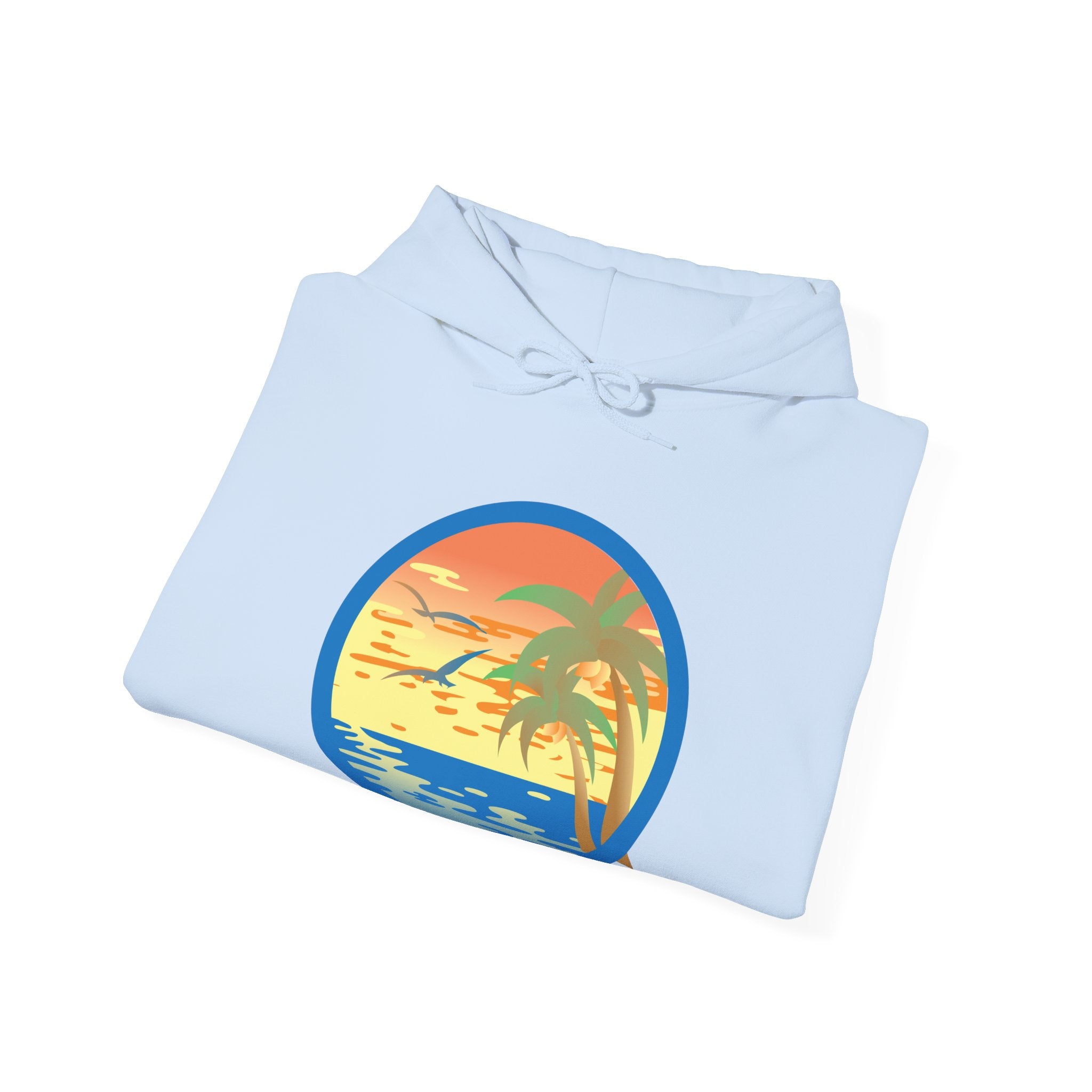 Colored Sunset and Beach | Hoodie