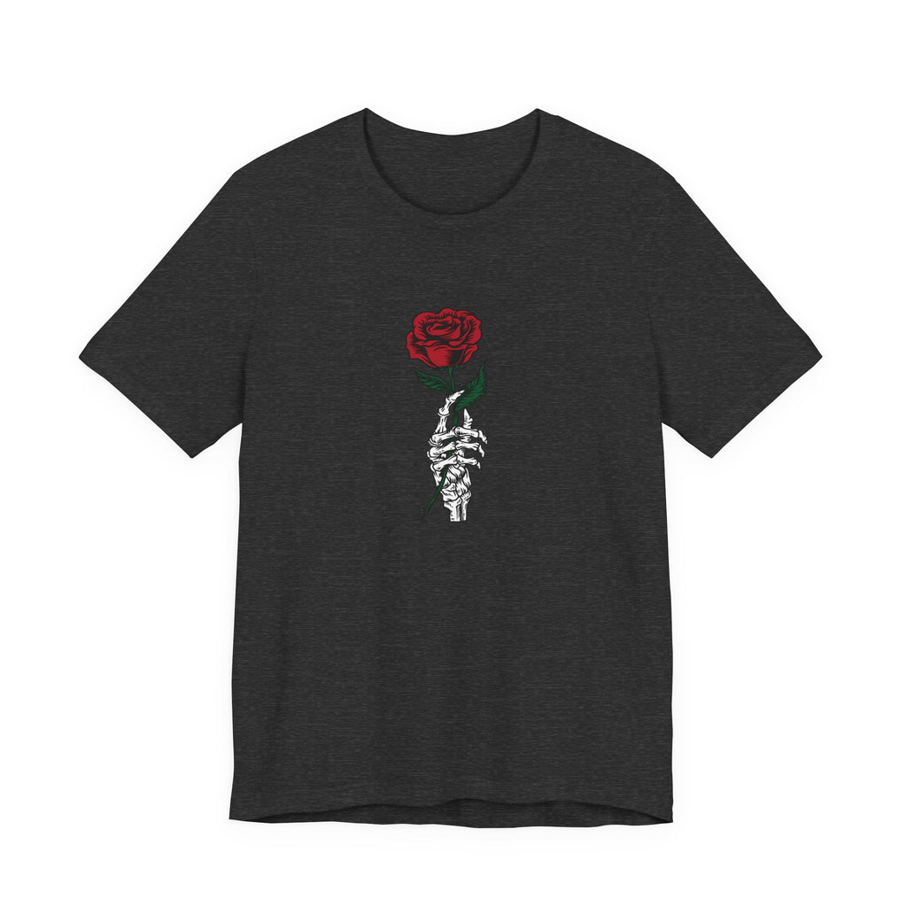 Rose in Skeleton Hand | Tee