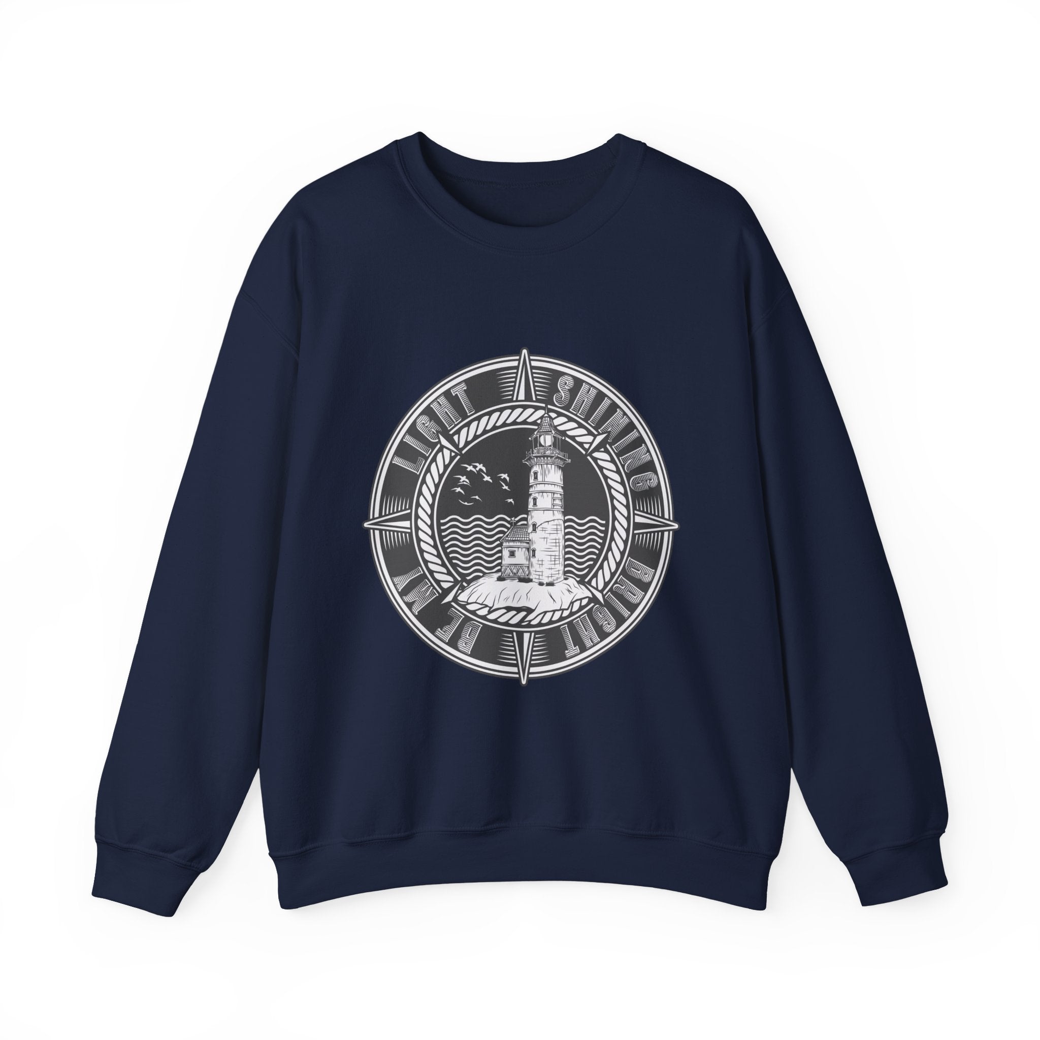 Be My Light Shining Bright Lighthouse | Crewneck Sweatshirt