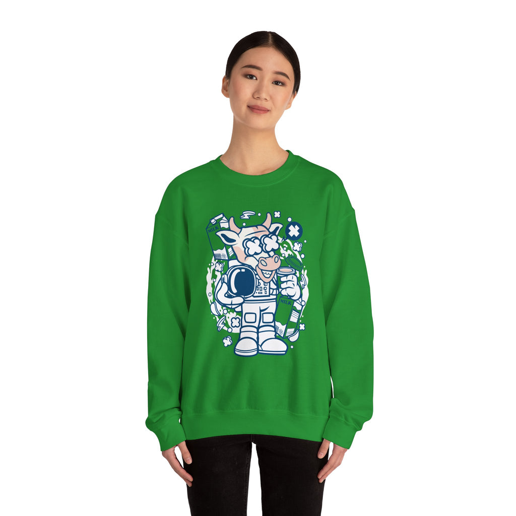 Cow Astronaut | Crewneck Sweatshirt