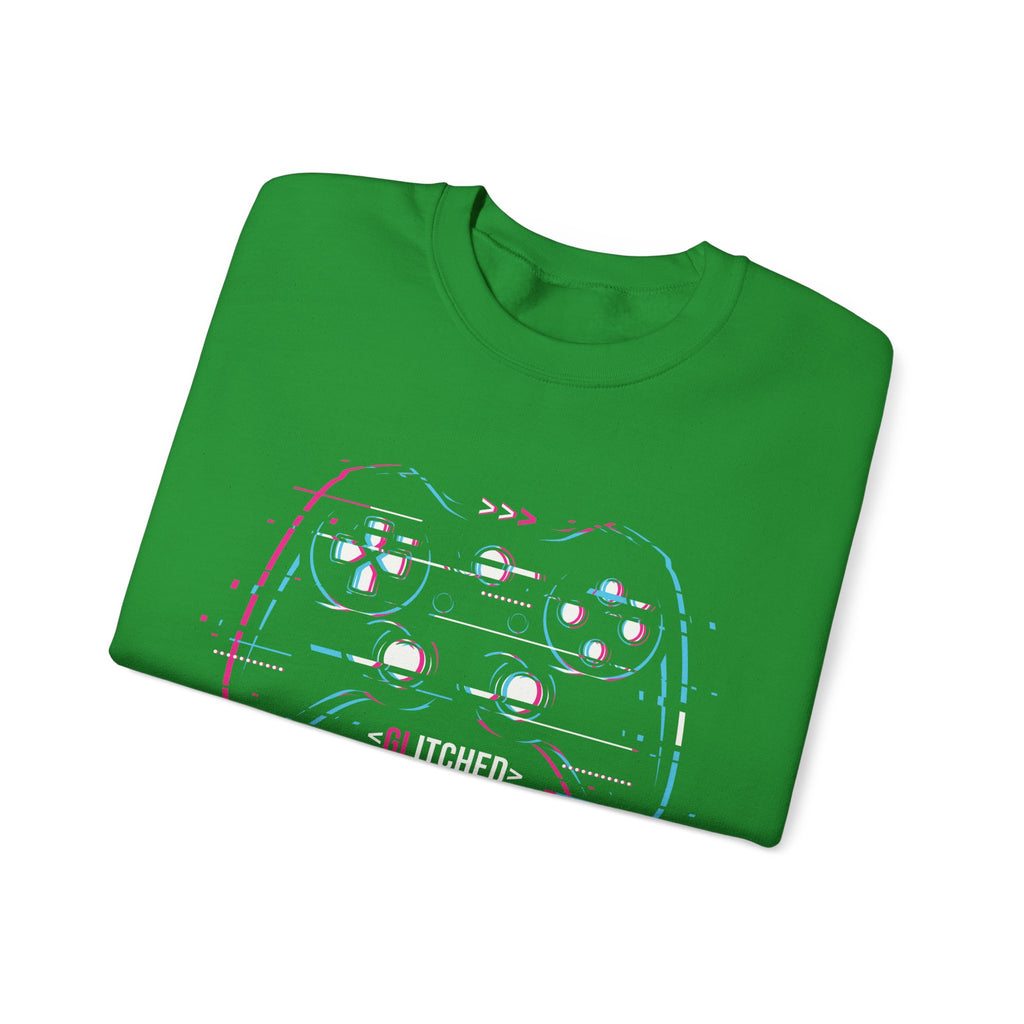 Glitched Gaming Controller | Crewneck Sweatshirt