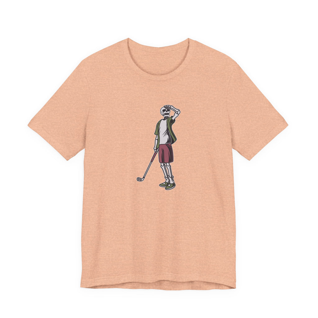 Long Ball Skeleton Golfer | Tee