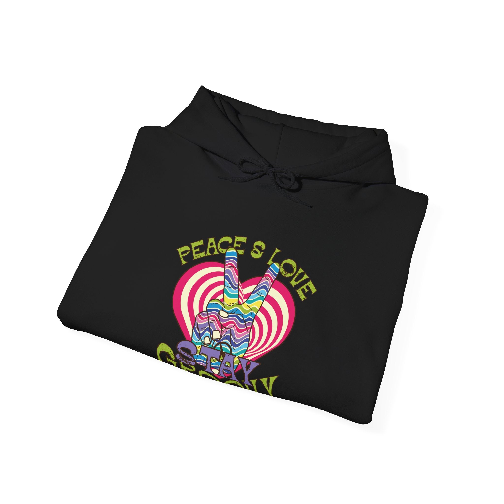 Peace and Love, Stay Groovy | Hoodie