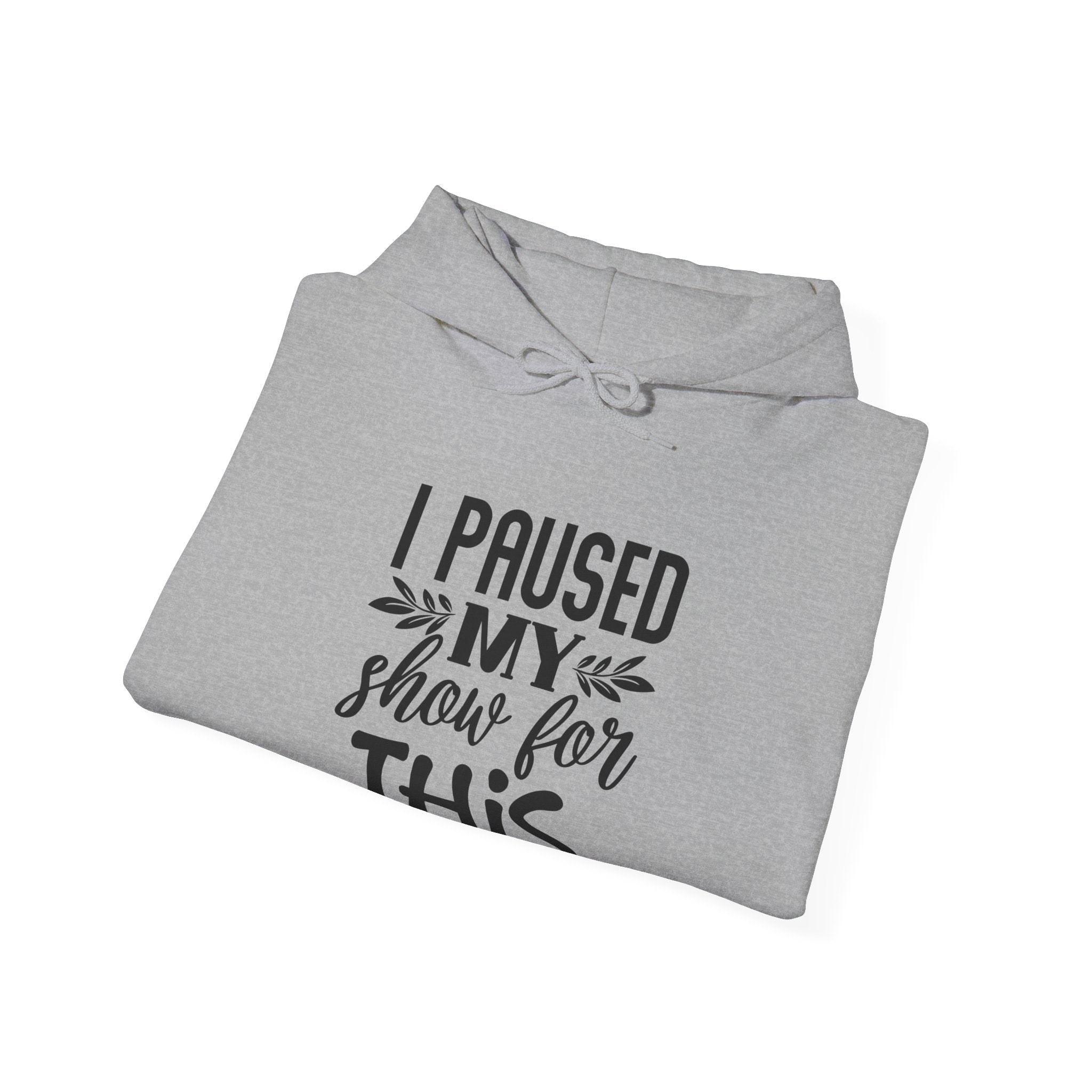 I Paused My Show for This | Hoodie