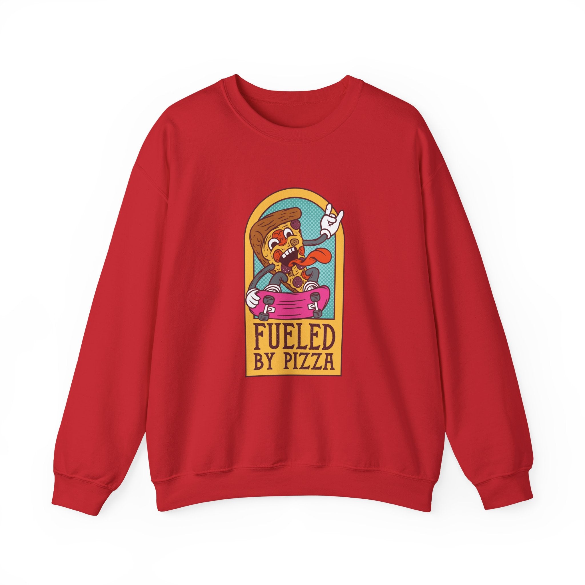 Fueled by Pizza | Crewneck Sweatshirt