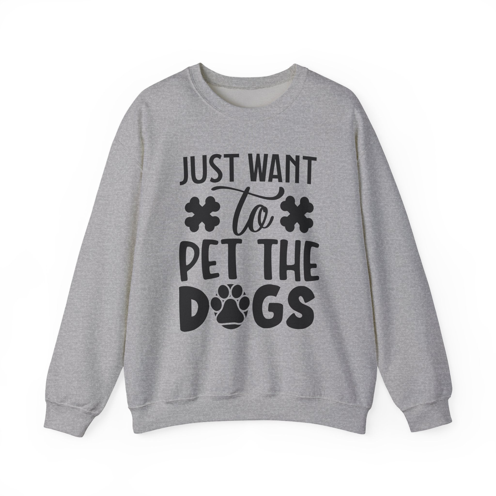 Just Want to Pet the Dogs | Crewneck Sweatshirt