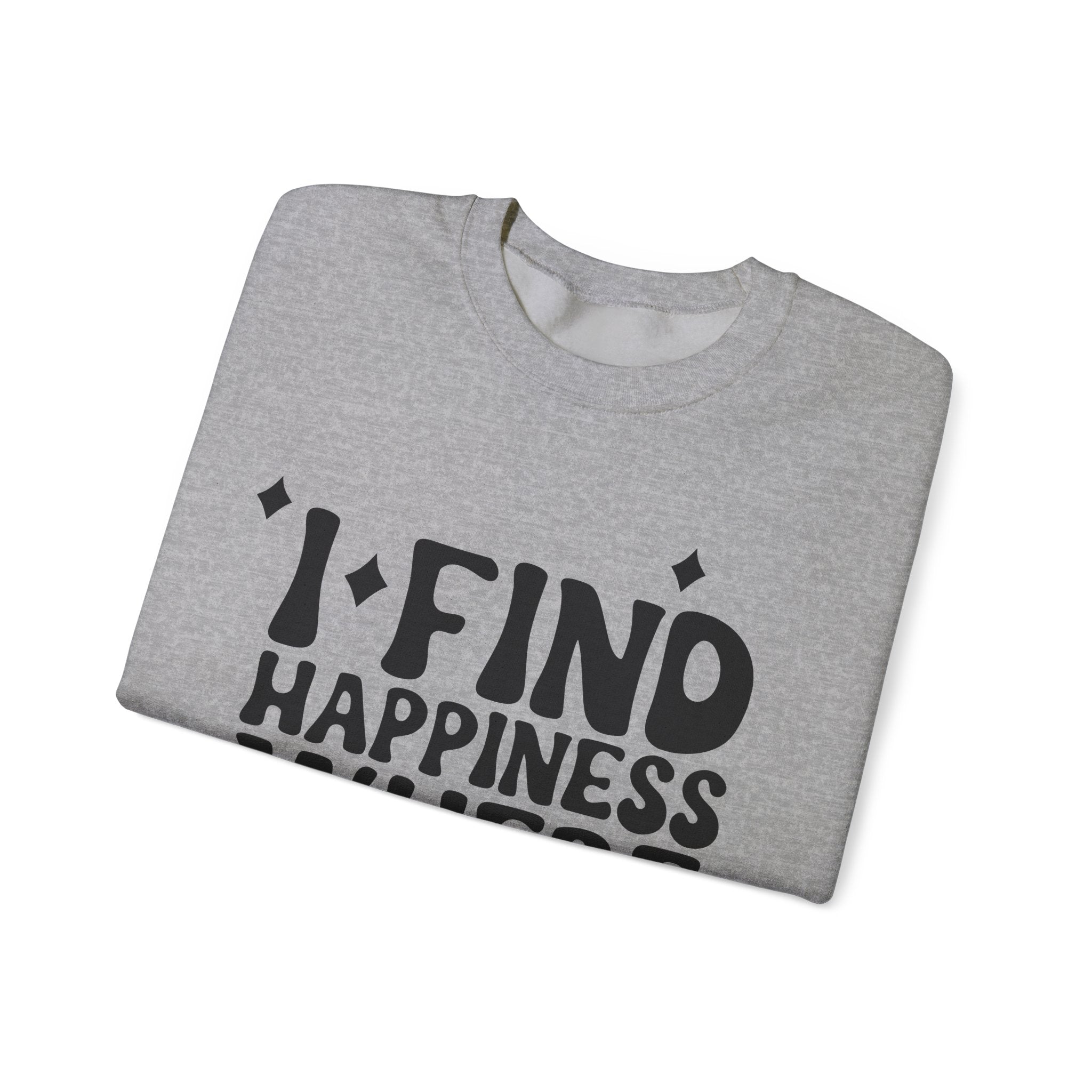 I Find Happiness Where the Sun Shines | Crewneck Sweatshirt