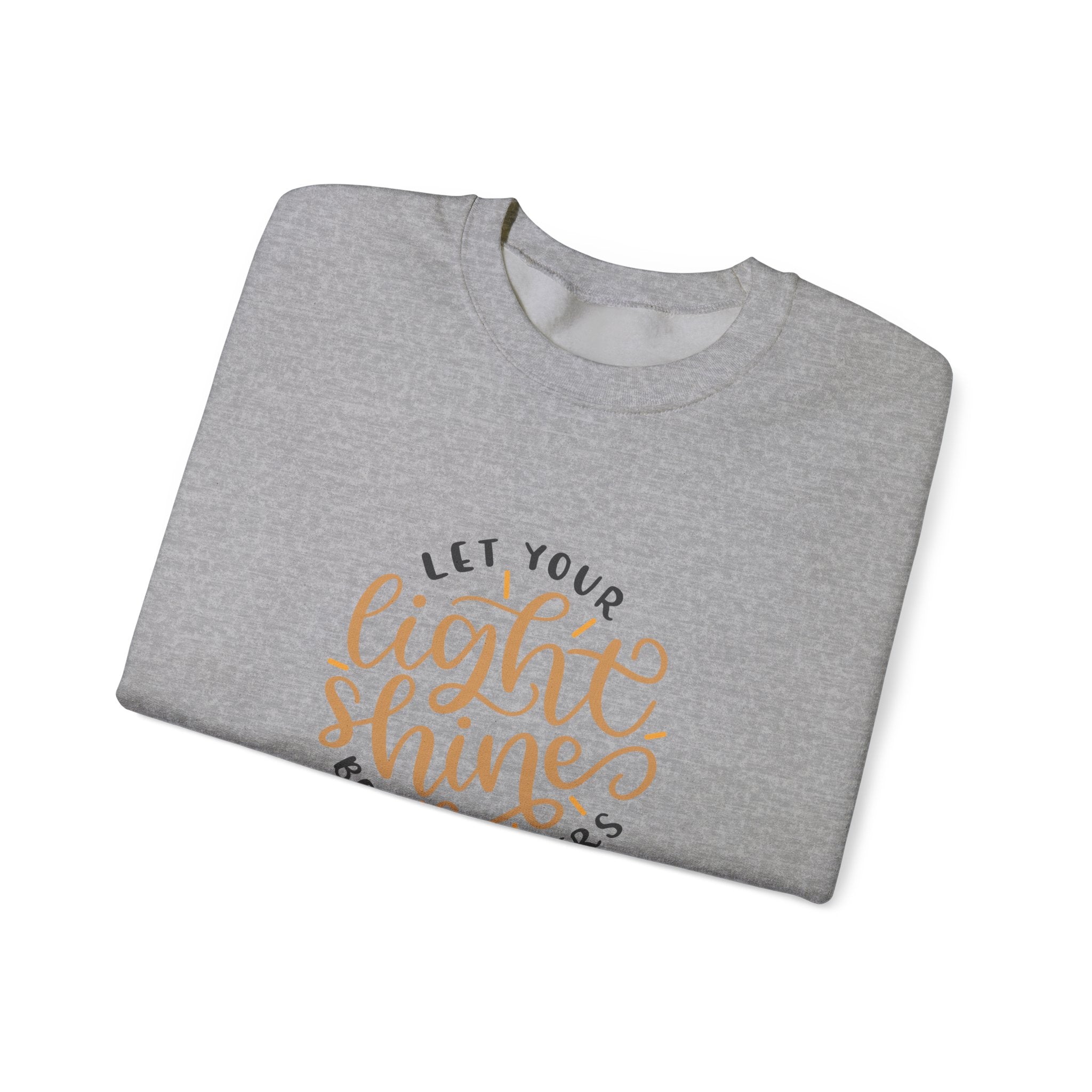 Let Your Light Shine Before Others Matthew 5:16 | Crewneck Sweatshirt