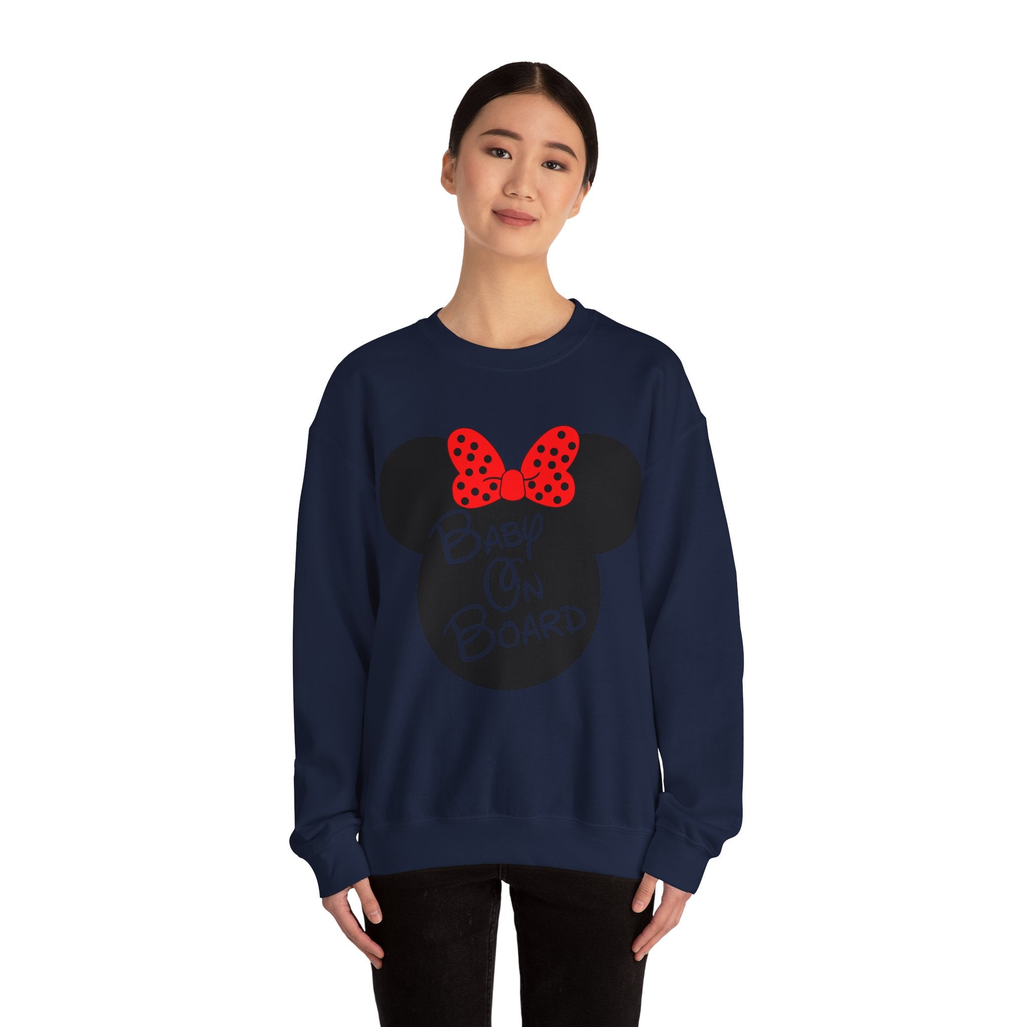 Baby on Board Mouse Ears | Crewneck Sweatshirt