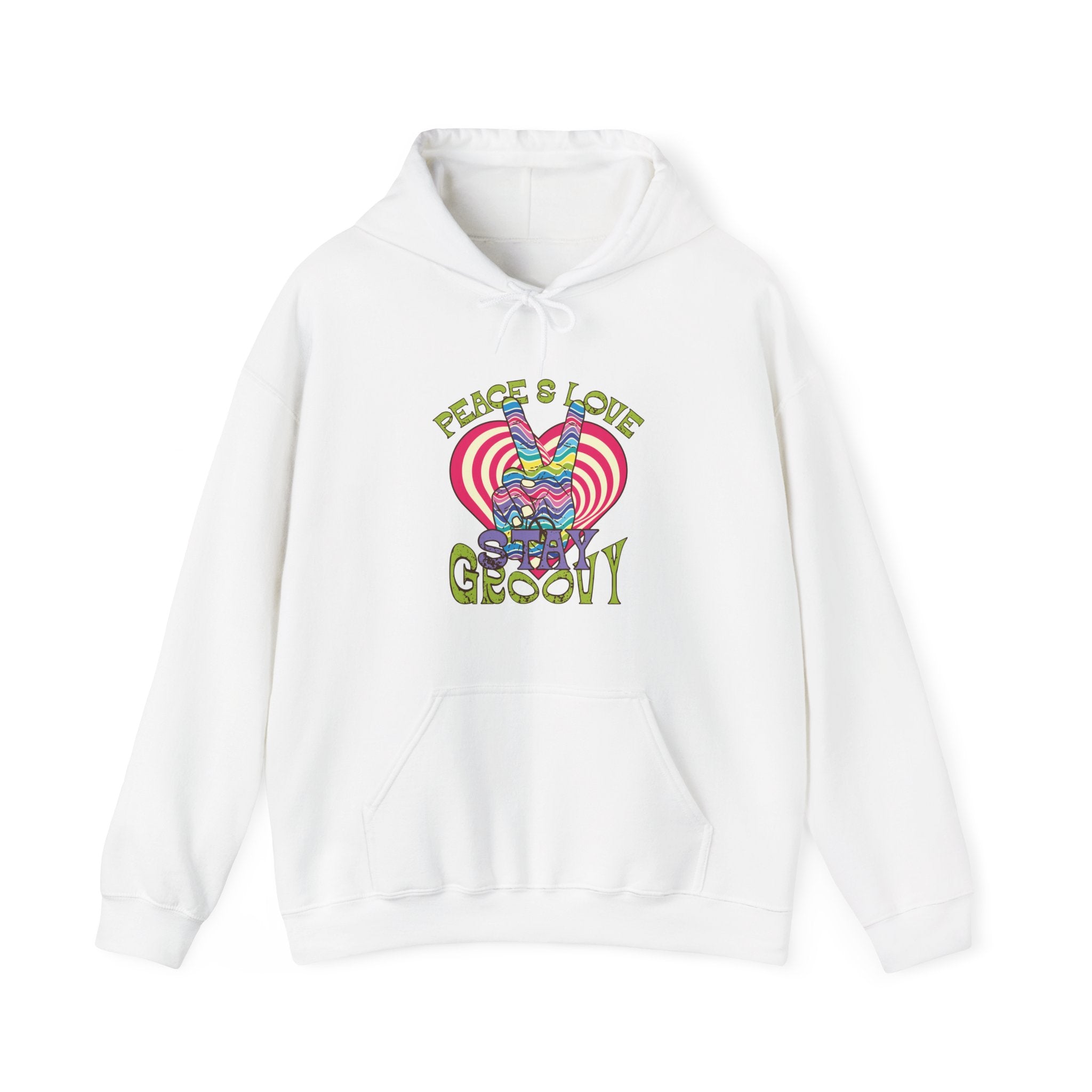 Peace and Love, Stay Groovy | Hoodie