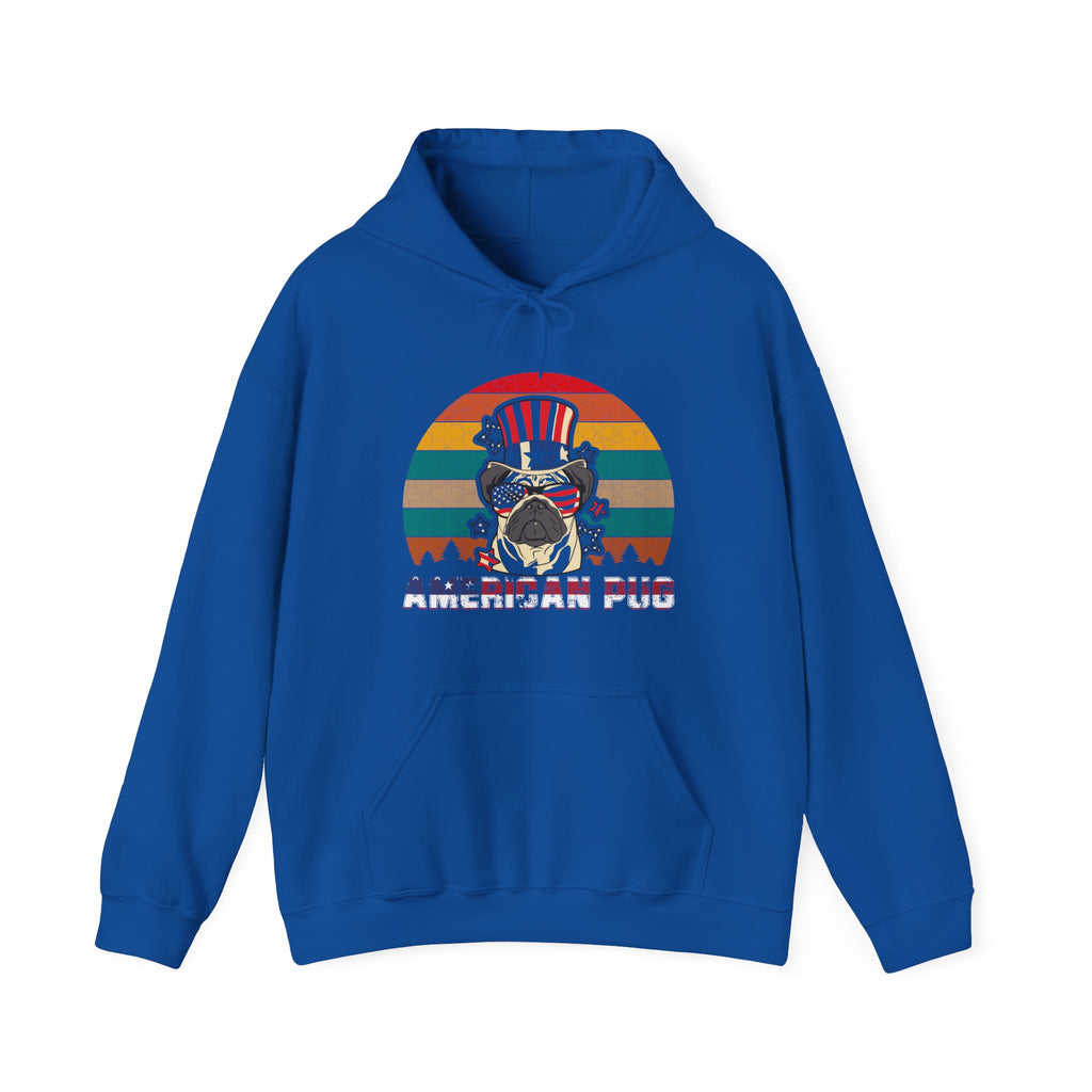 American White Pug Dog | Hoodie