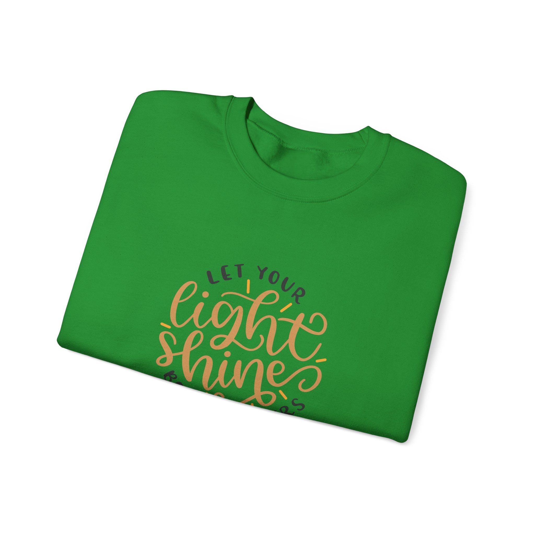 Let Your Light Shine Before Others Matthew 5:16 | Crewneck Sweatshirt
