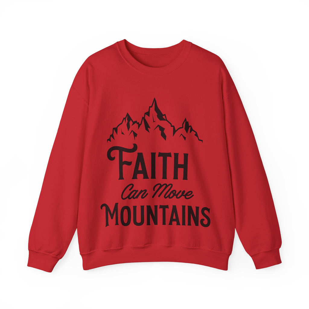 Faith Can Move Mountains | Crewneck Sweatshirt