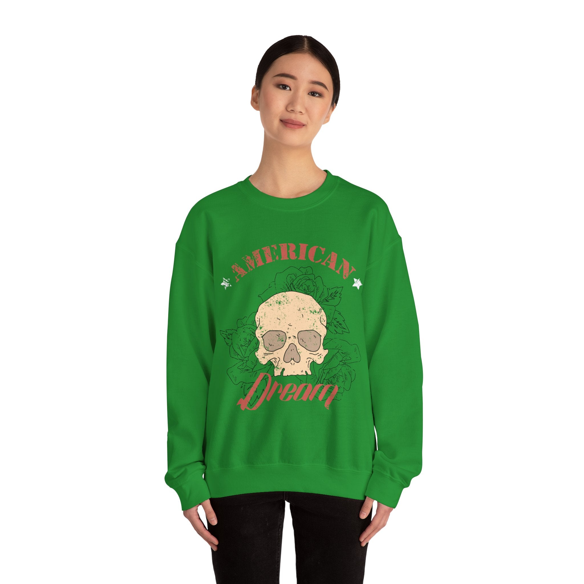 American Dream Skull | Crewneck Sweatshirt
