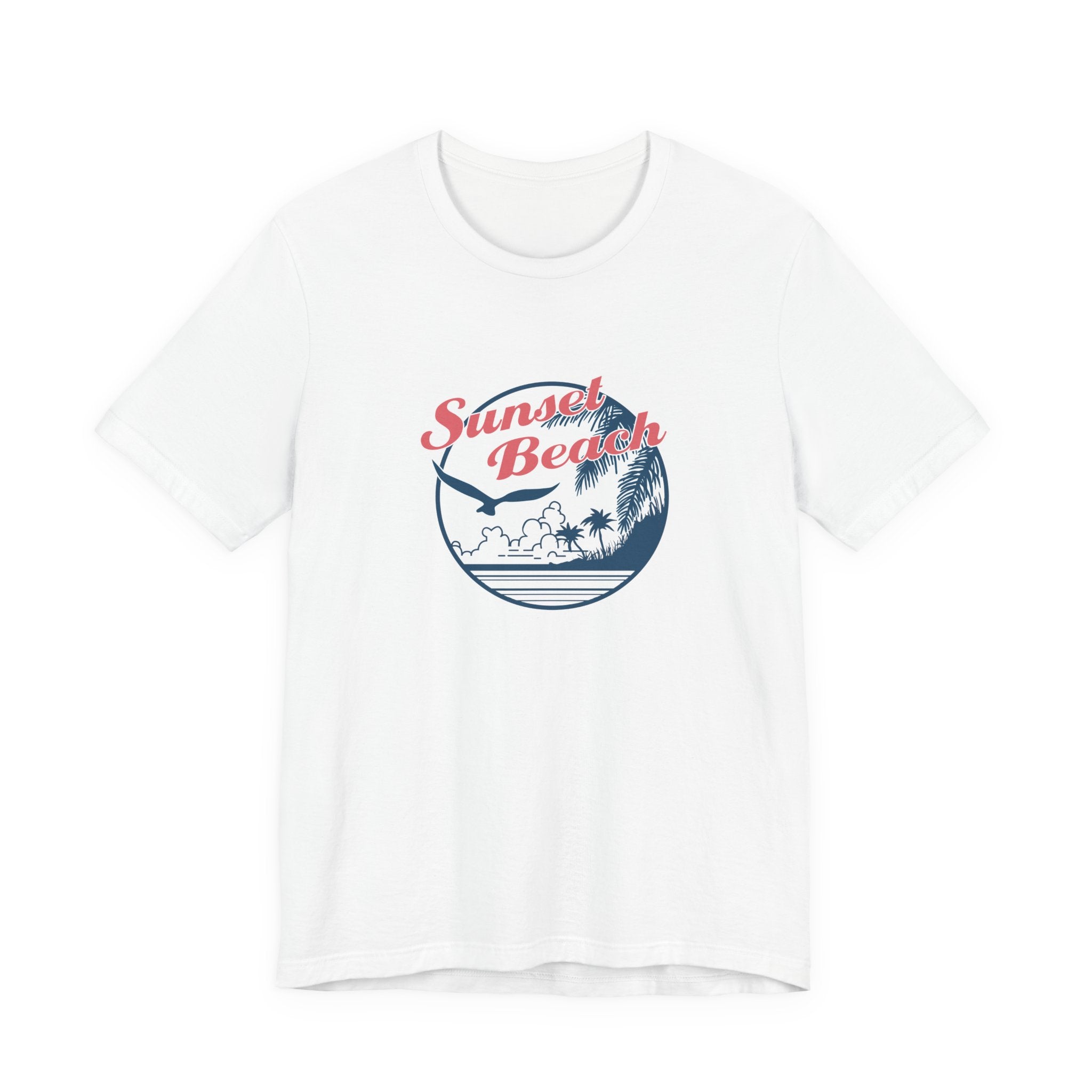 Sunset Beach, Birds and Ocean | Tee
