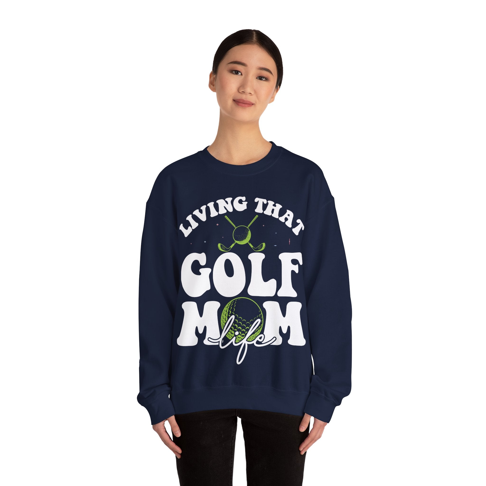 Living That Golf Mom Life | Crewneck Sweatshirt