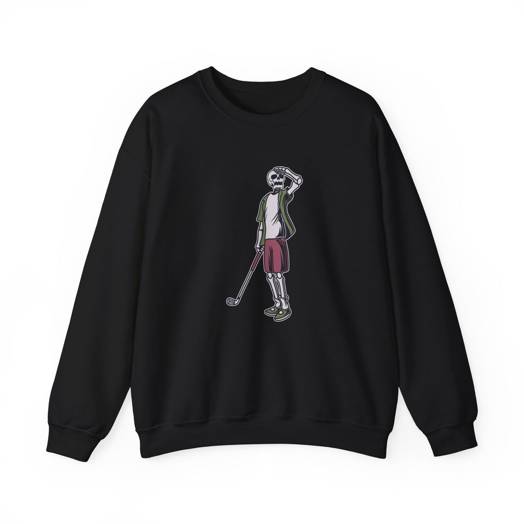 Long Ball Skeleton Golfer | Crewneck Sweatshirt