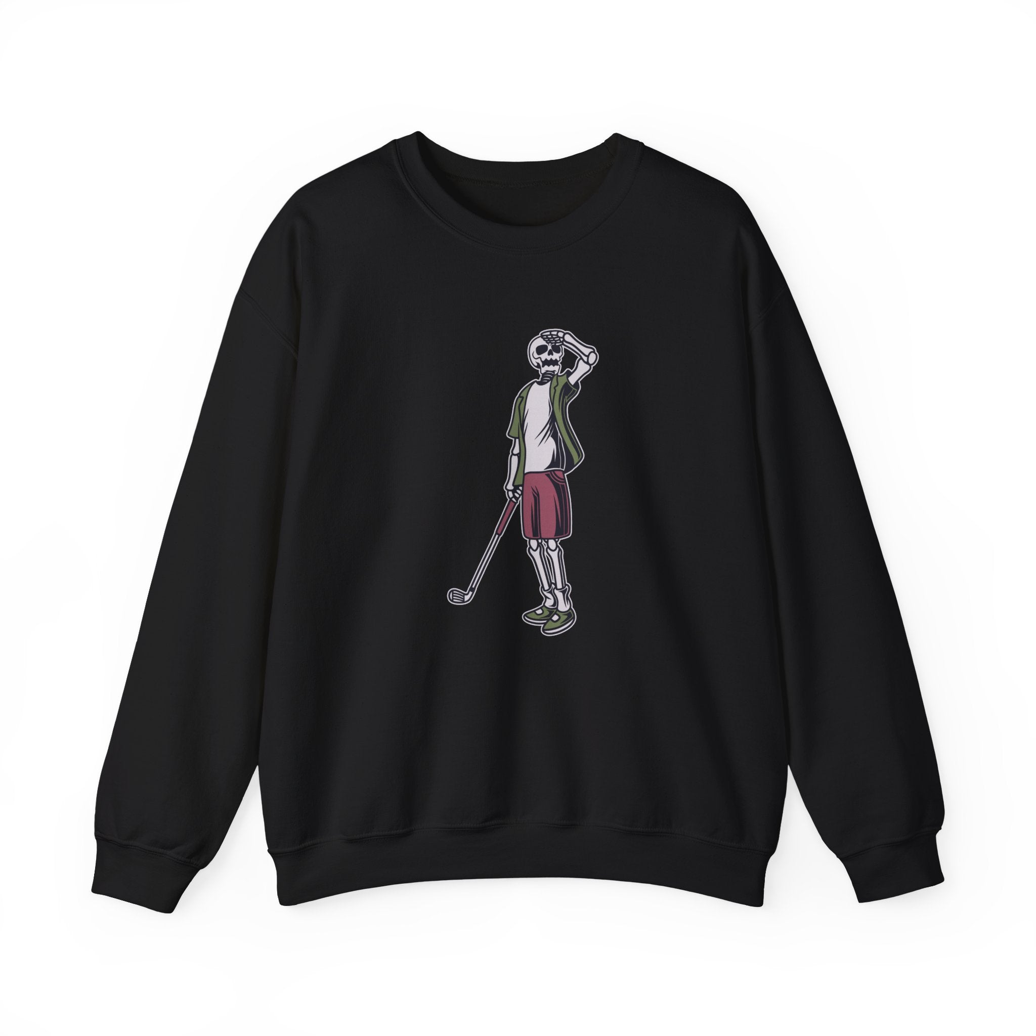 Long Ball Skeleton Golfer | Crewneck Sweatshirt