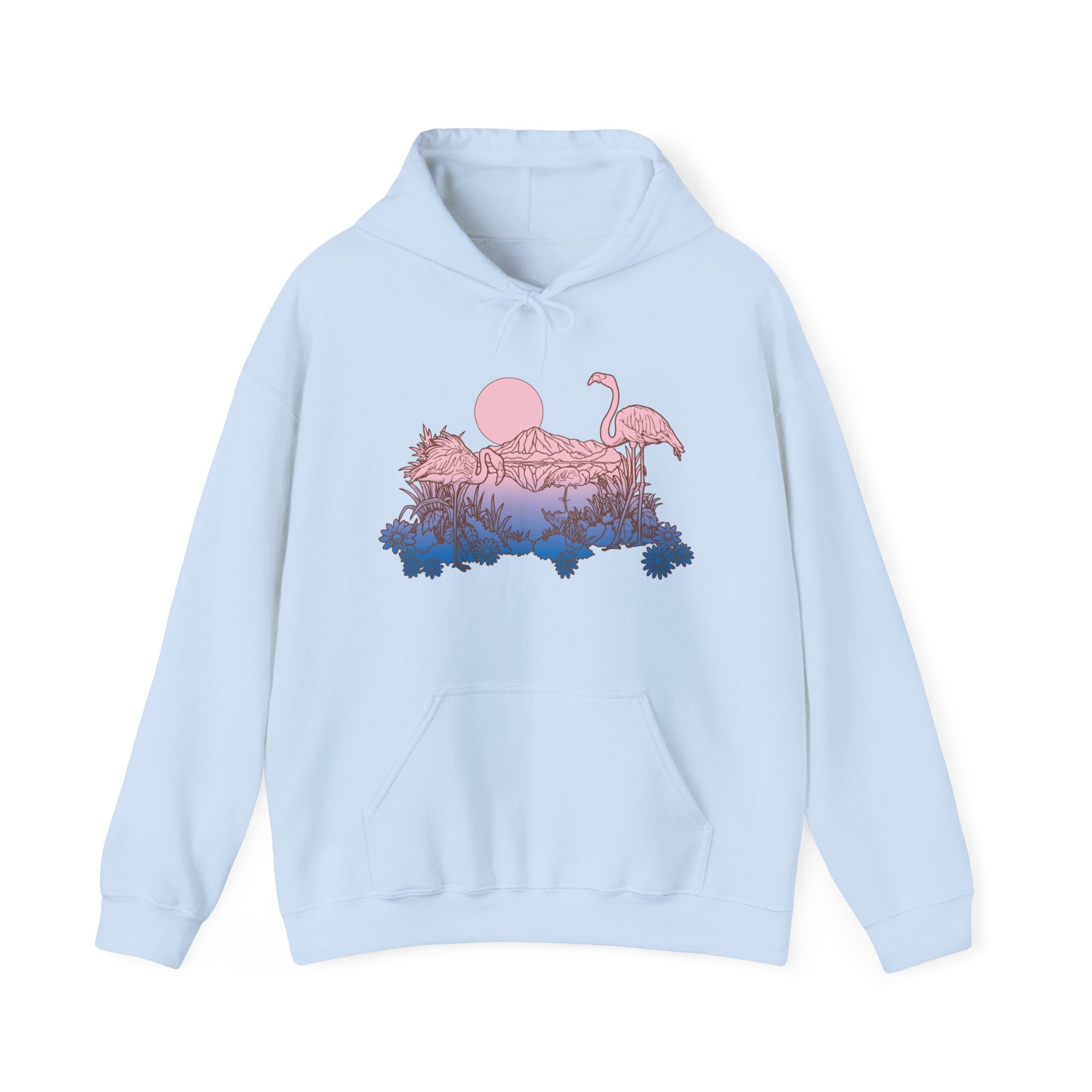 Flamingos in Sunset | Hoodie