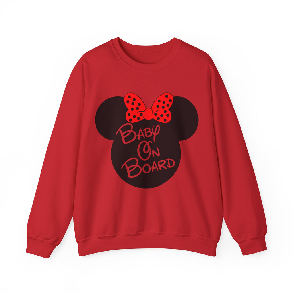 Baby on Board Mouse Ears | Crewneck Sweatshirt