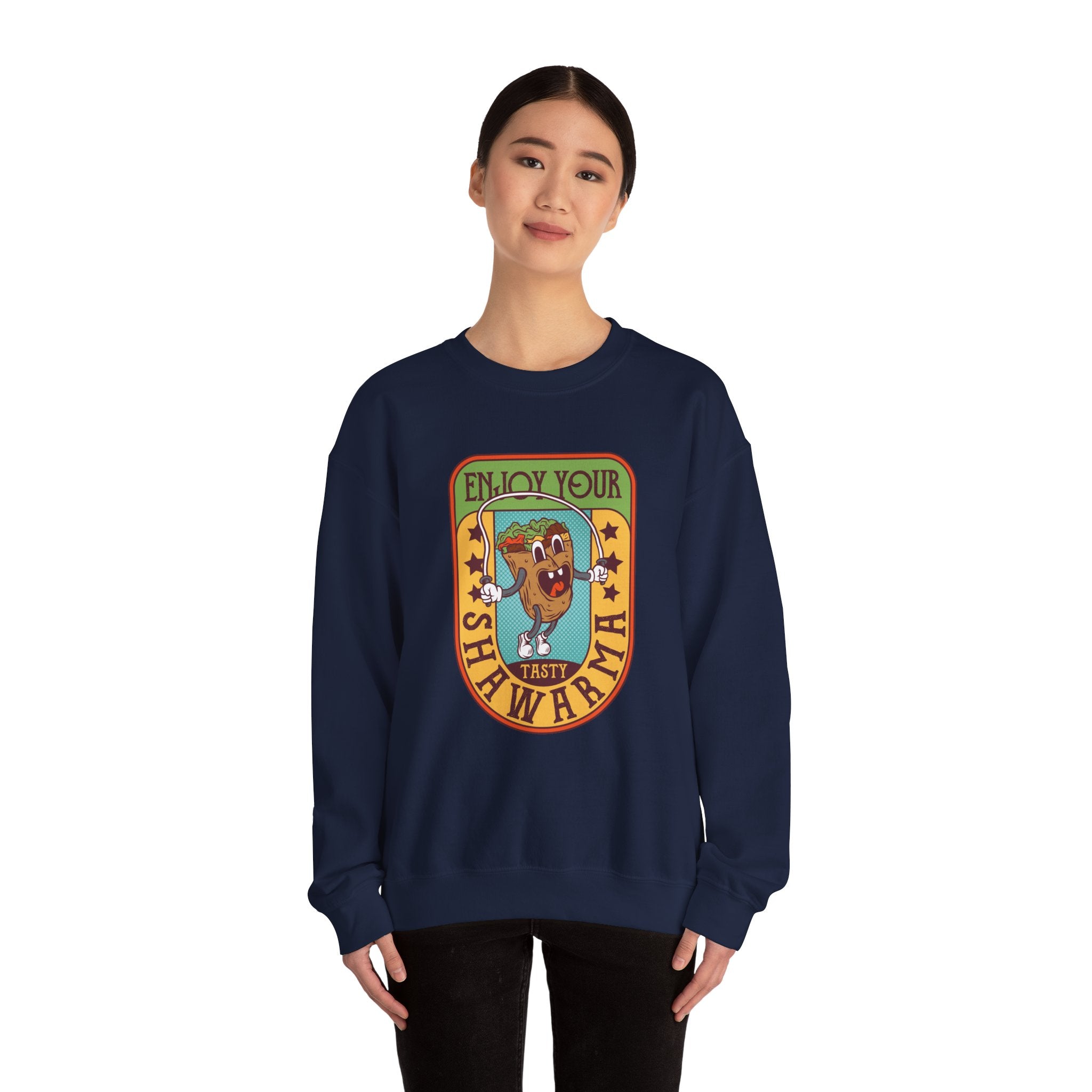 Enjoy Your Tasty Shawarma | Crewneck Sweatshirt