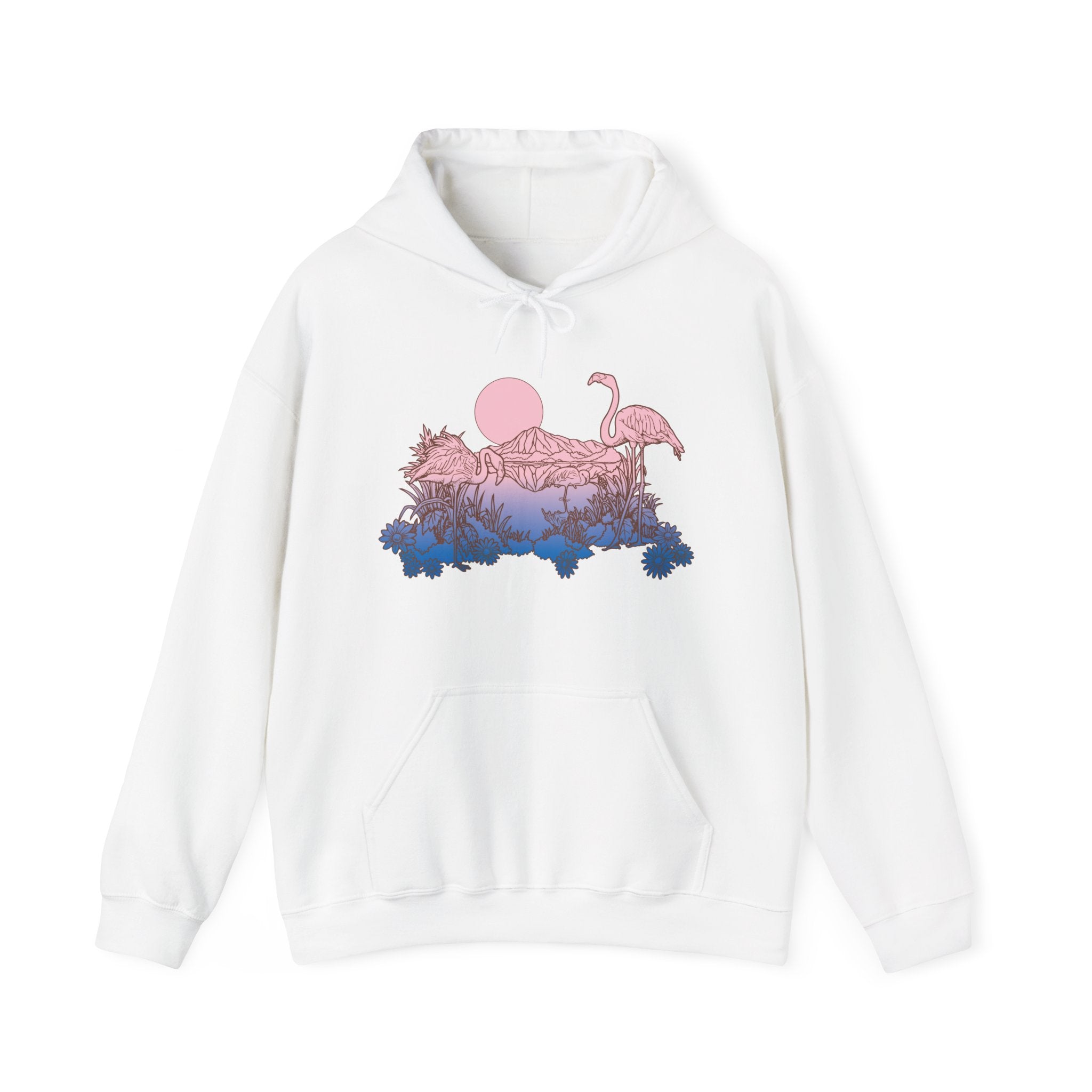 Flamingos in Sunset | Hoodie