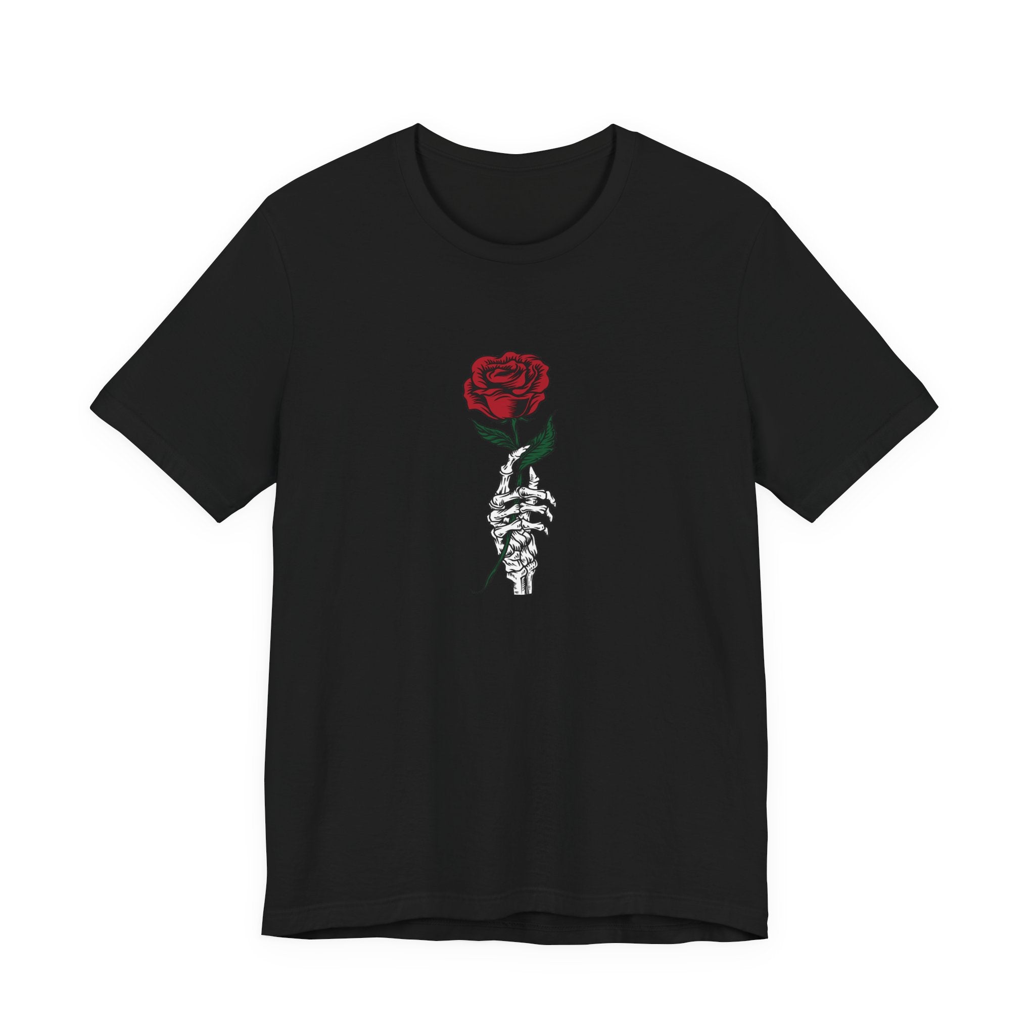 Rose in Skeleton Hand | Tee
