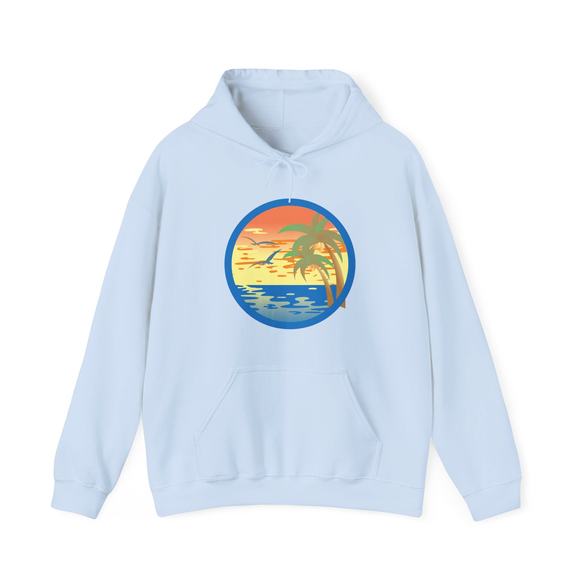 Colored Sunset and Beach | Hoodie