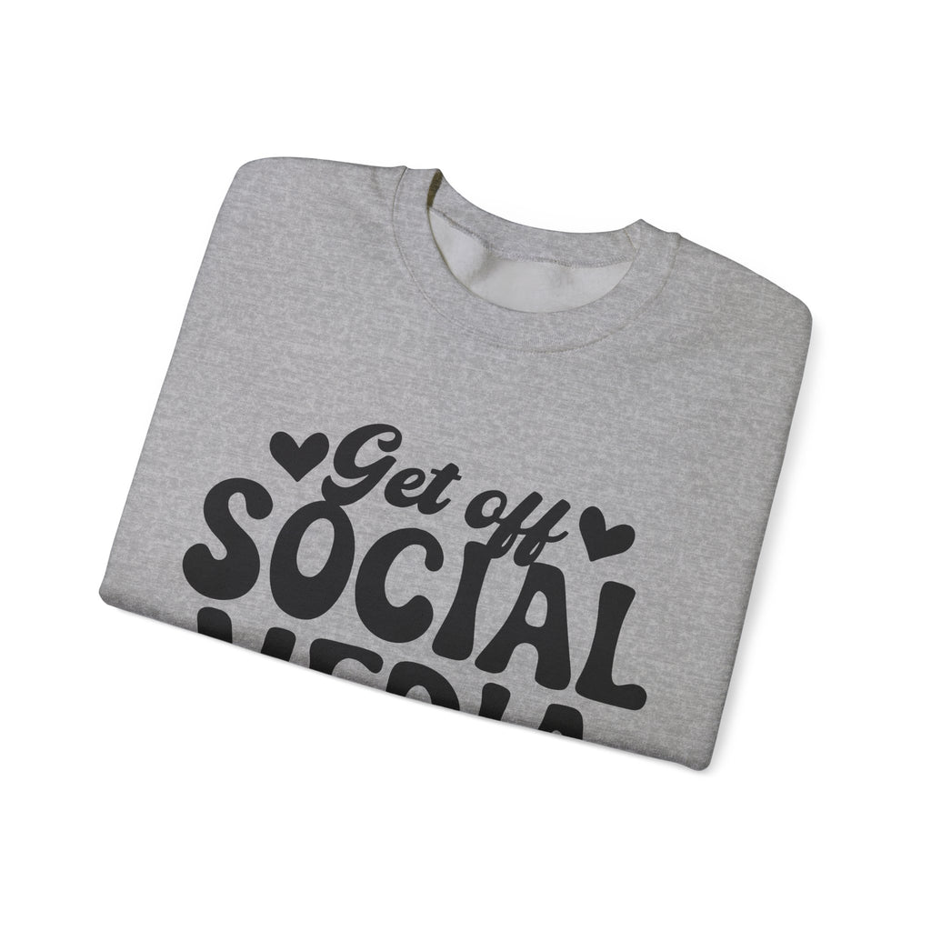 Get Off Social Media and Get Some Air | Crewneck Sweatshirt