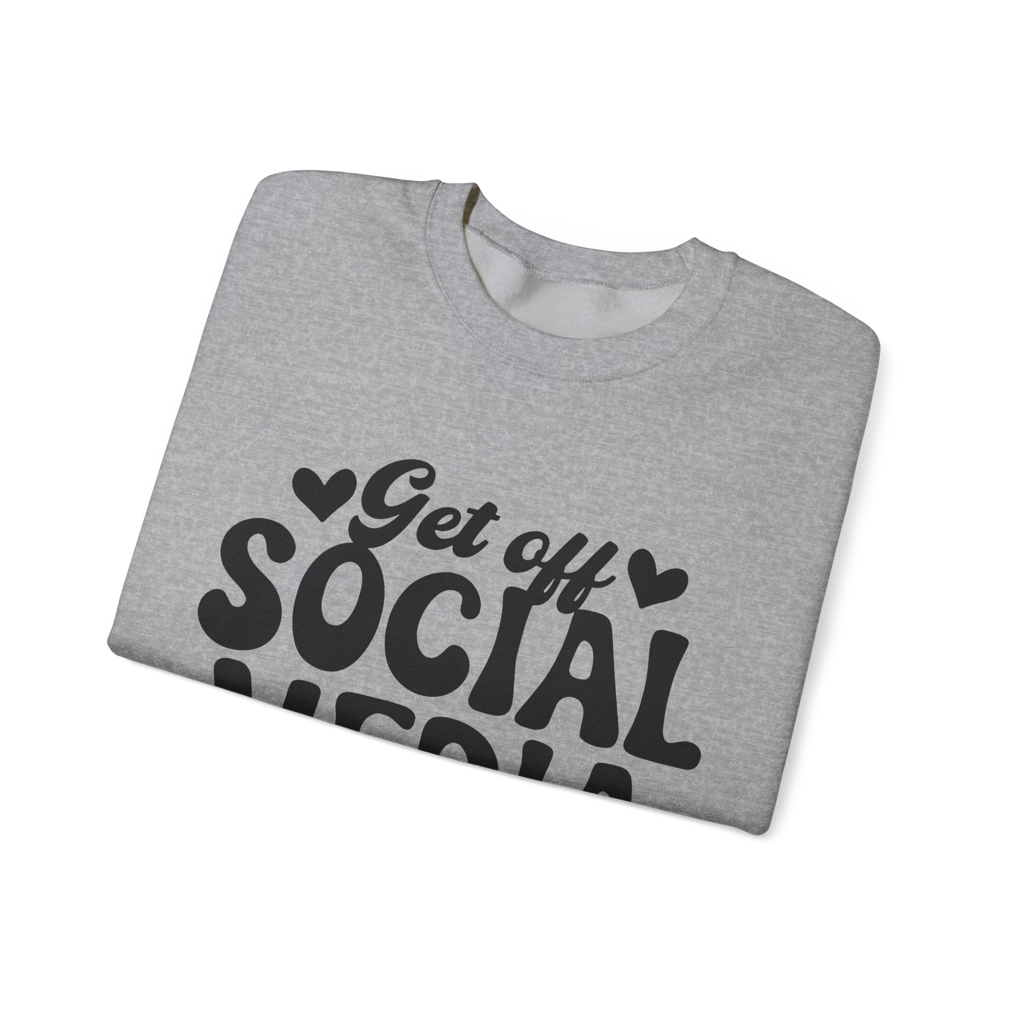 Get Off Social Media and Get Some Air | Crewneck Sweatshirt