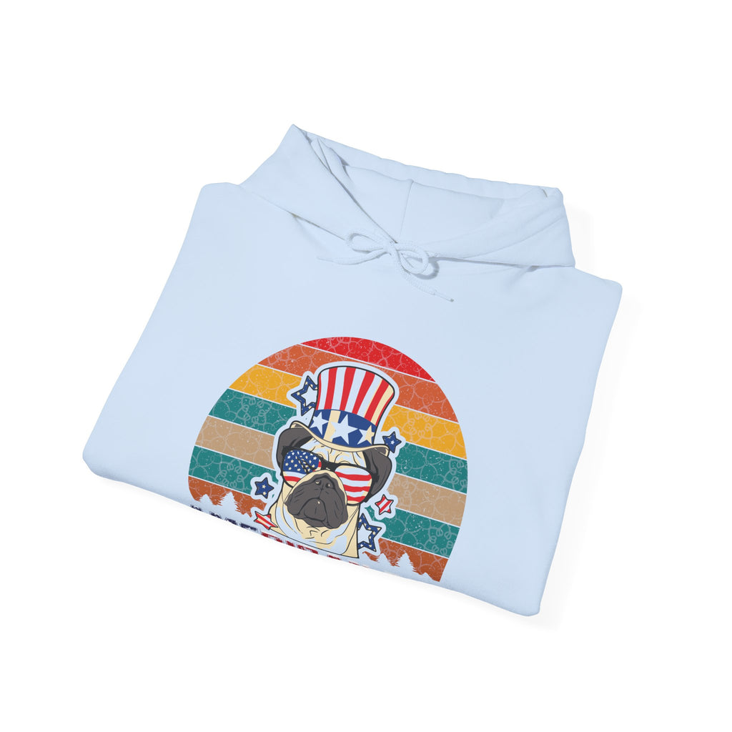American White Pug Dog | Hoodie