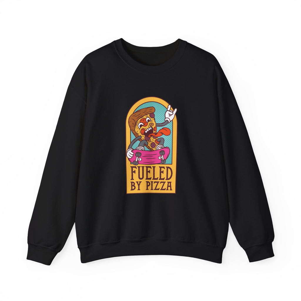 Fueled by Pizza | Crewneck Sweatshirt