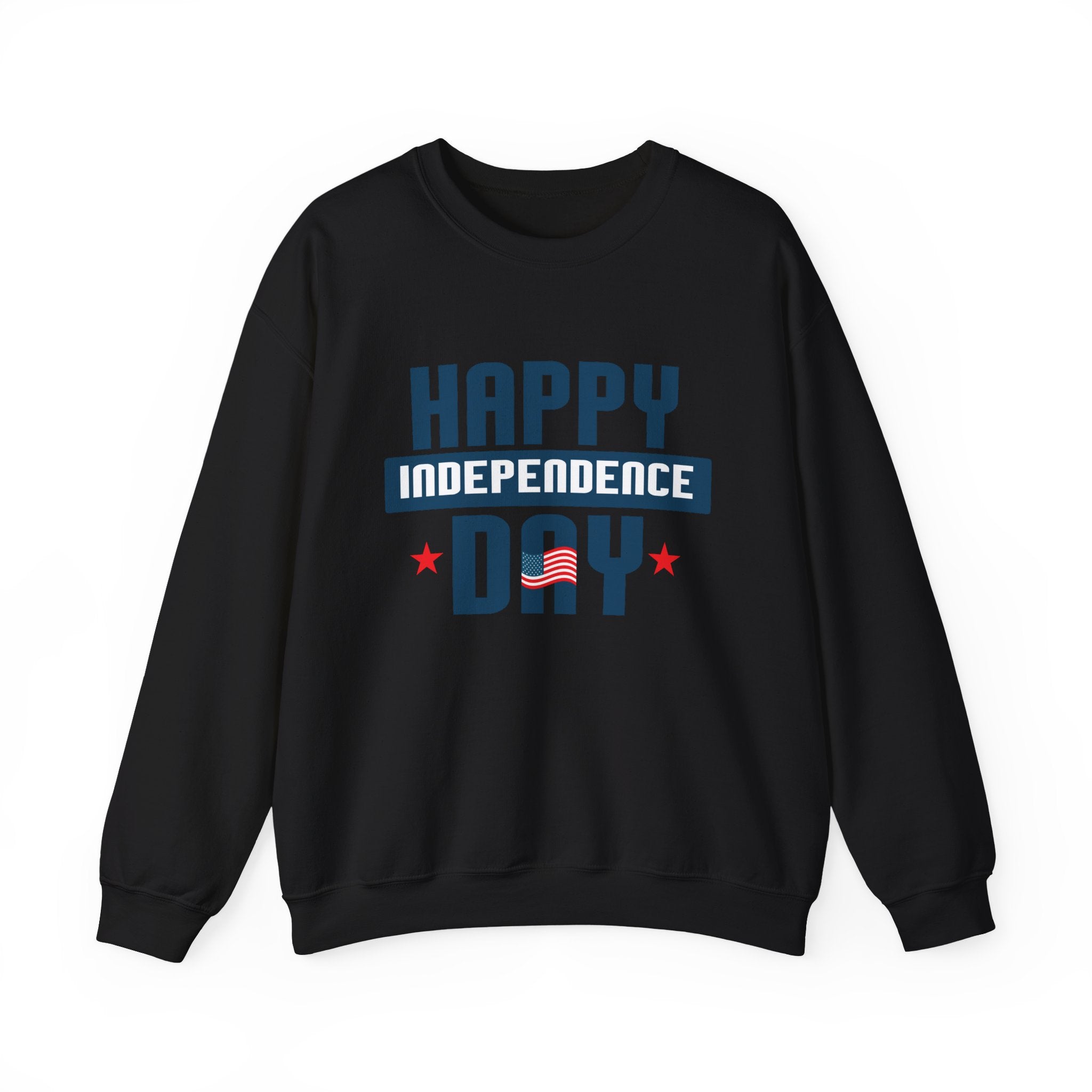 Happy Independence Day Blue | Crewneck Sweatshirt