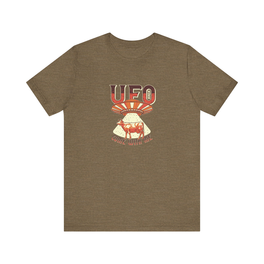 UFO Come With Me Cow | Tee