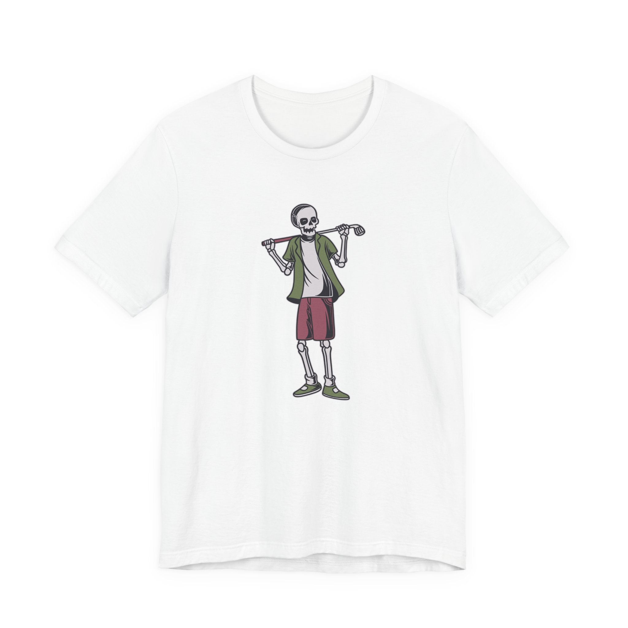 Standing Skeleton Golfer | Tee